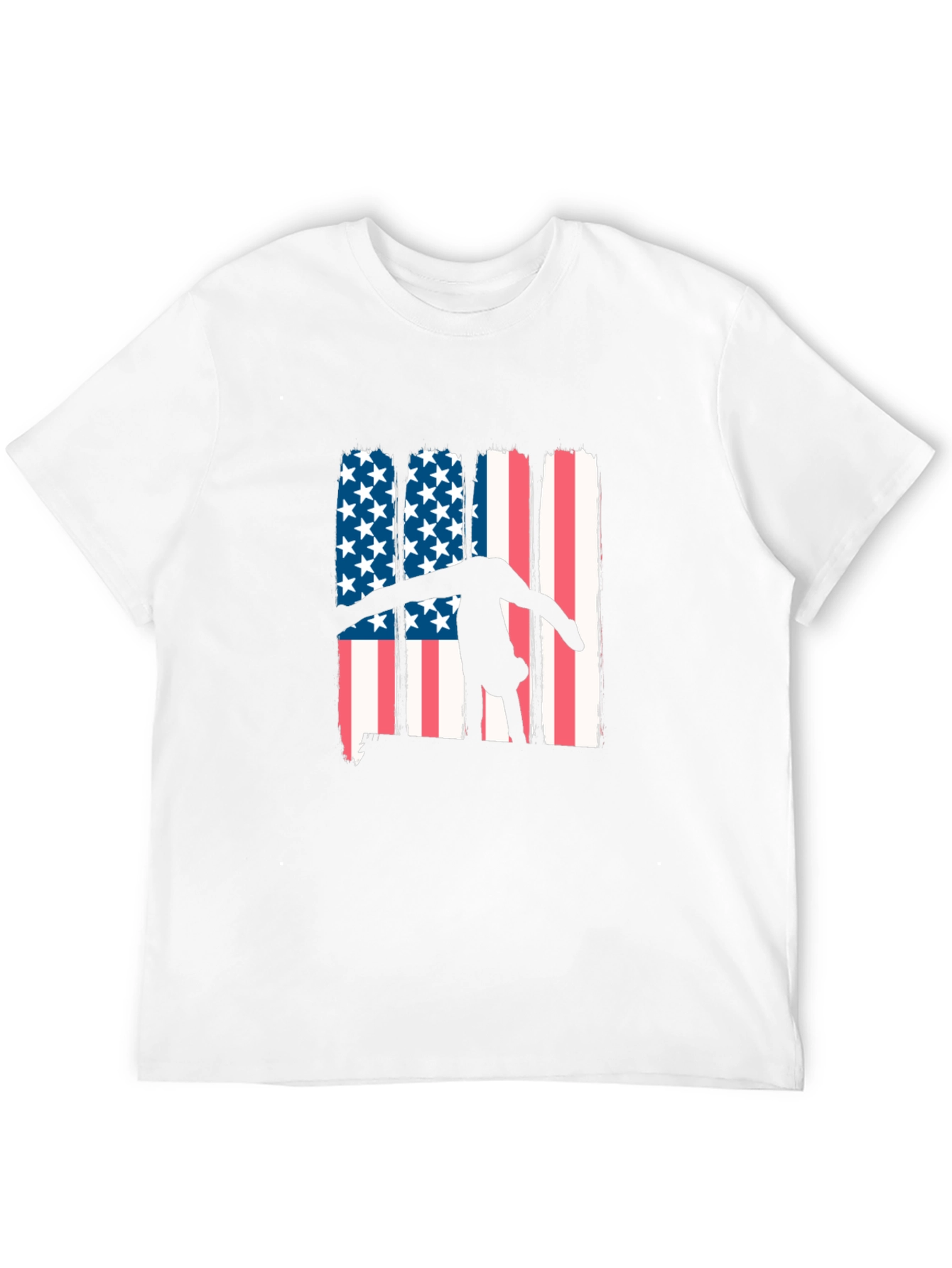 USA Gymnastics Flag Graphic T-Shirt