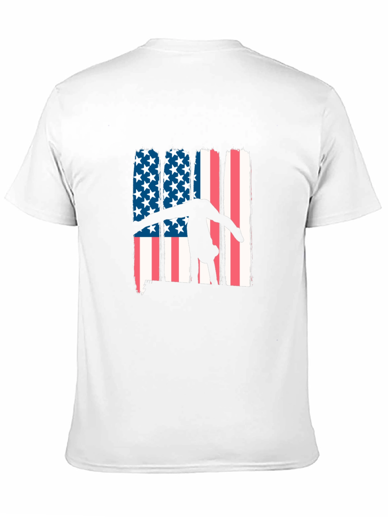USA Gymnastics Flag Graphic T-Shirt