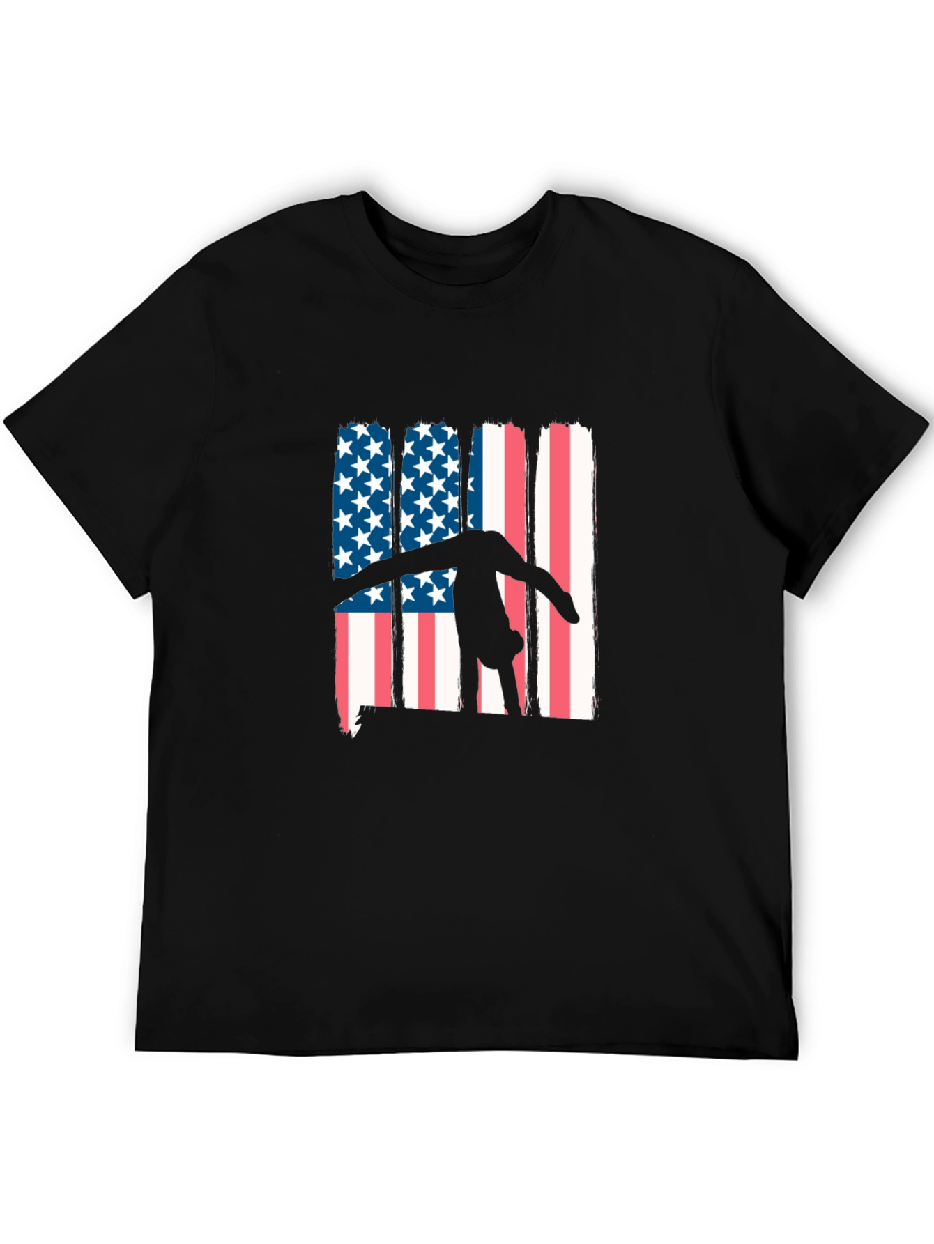 USA Gymnastics Flag Graphic T-Shirt