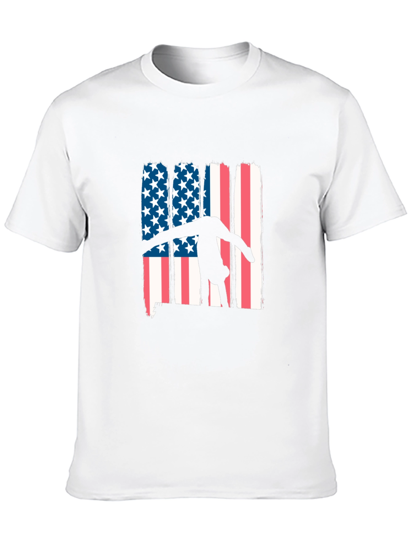 USA Gymnastics Flag Graphic T-Shirt