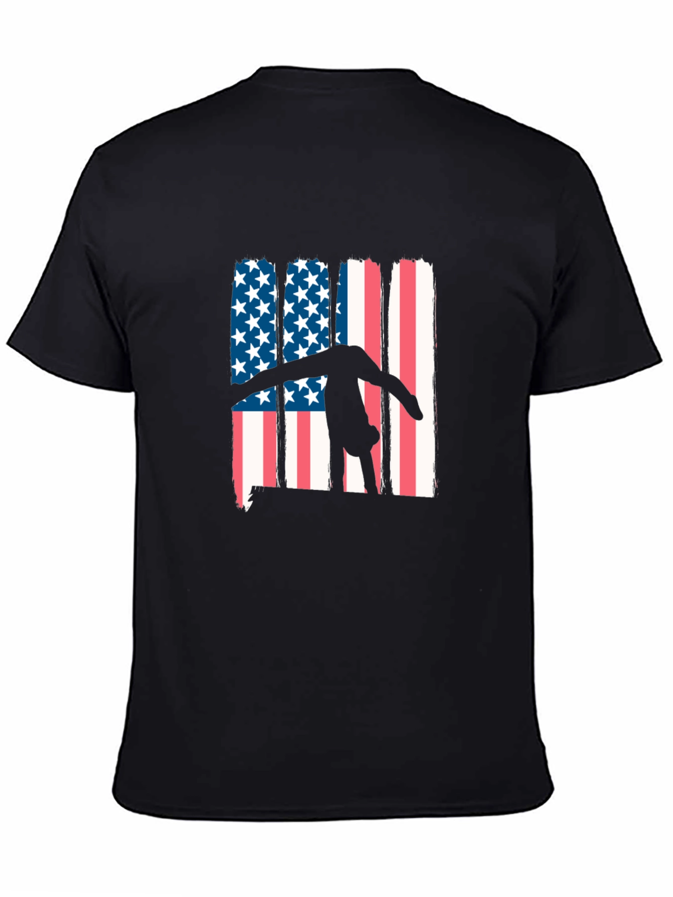 USA Gymnastics Flag Graphic T-Shirt