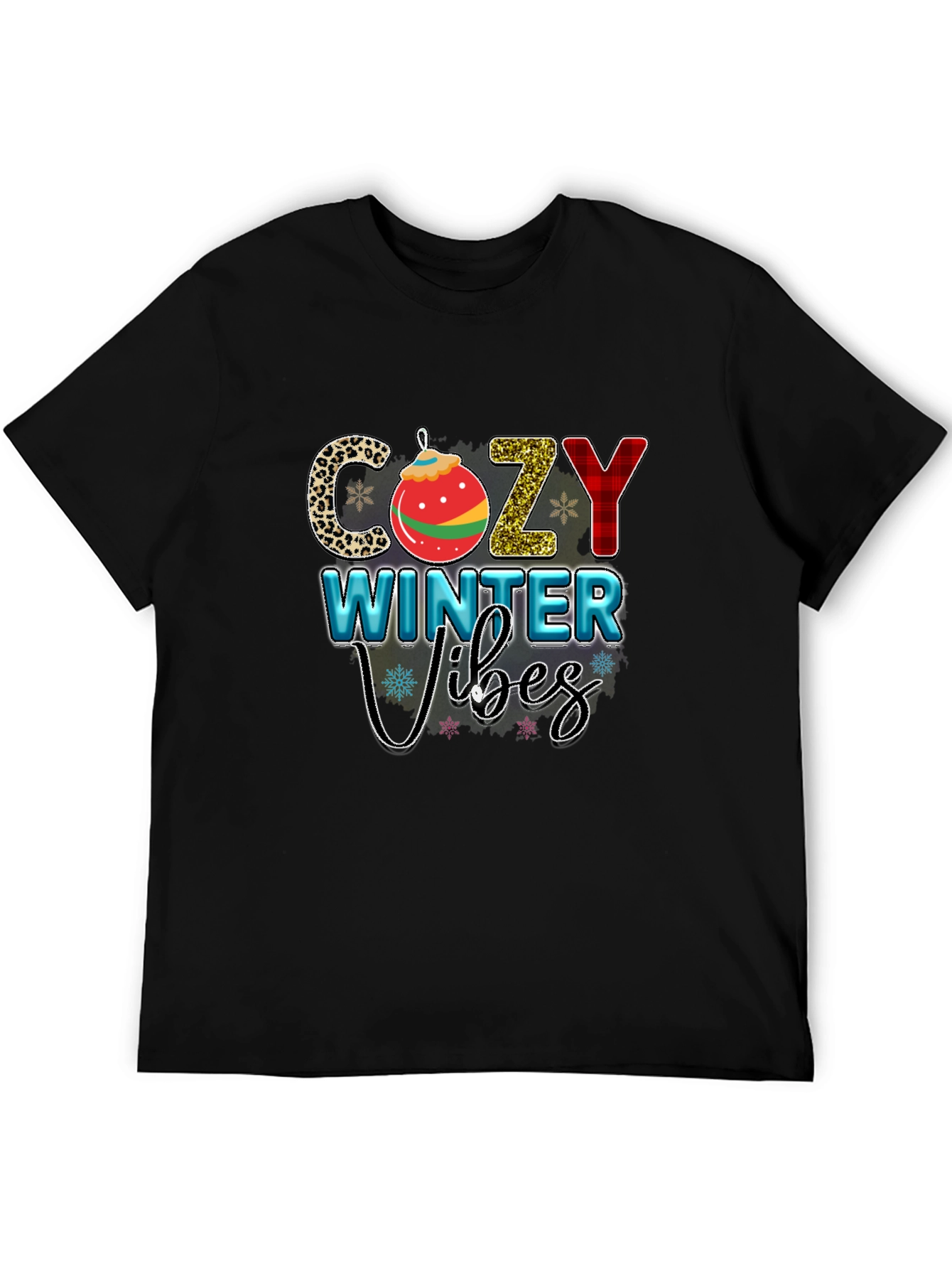 Cozy Winter Vibes Graphic Tee Shirt