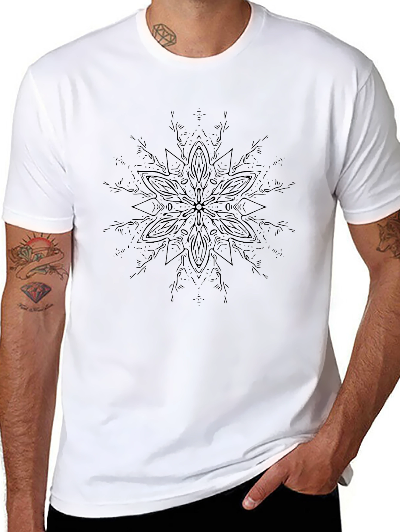 Black Mandala T-Shirt