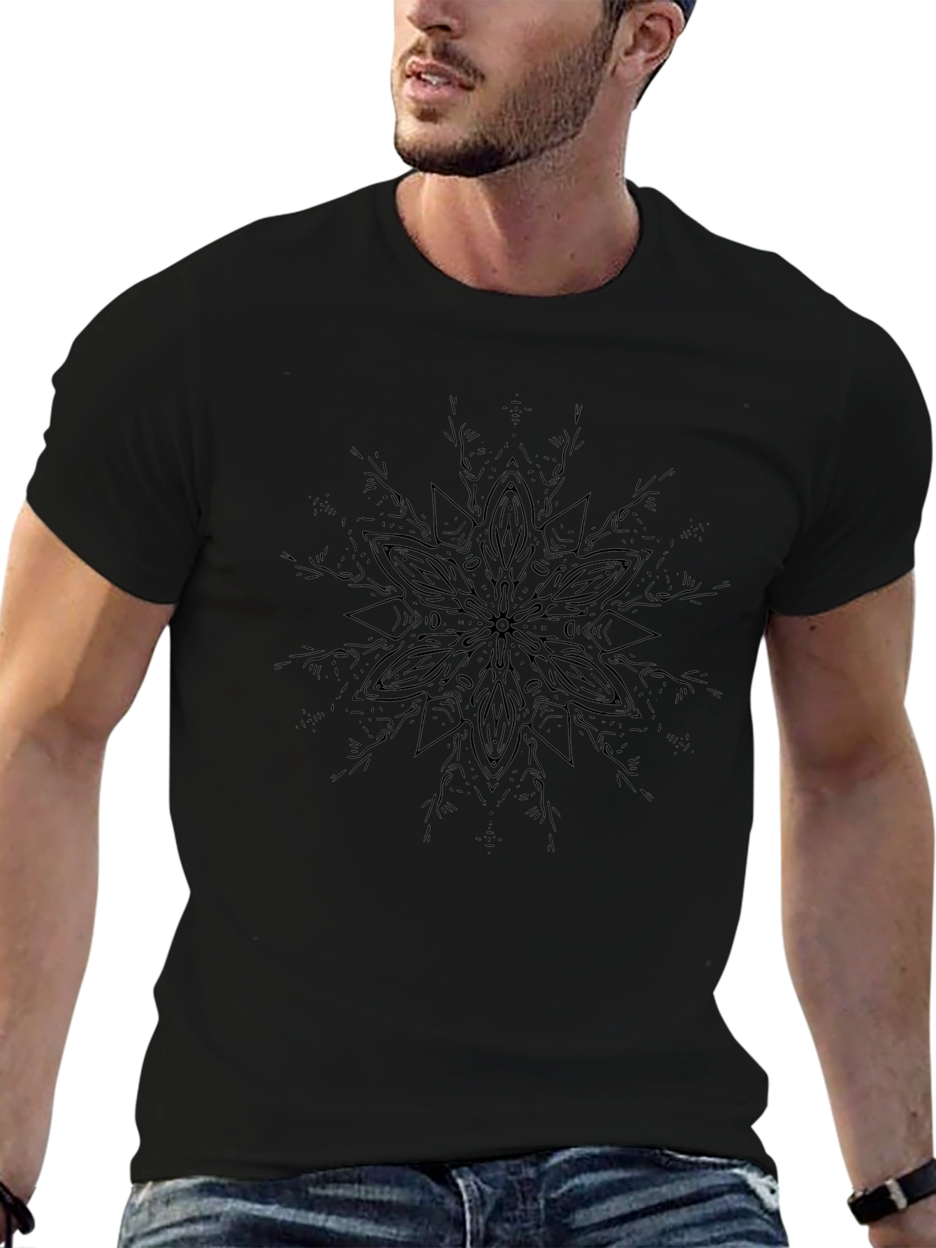 Black Mandala T-Shirt