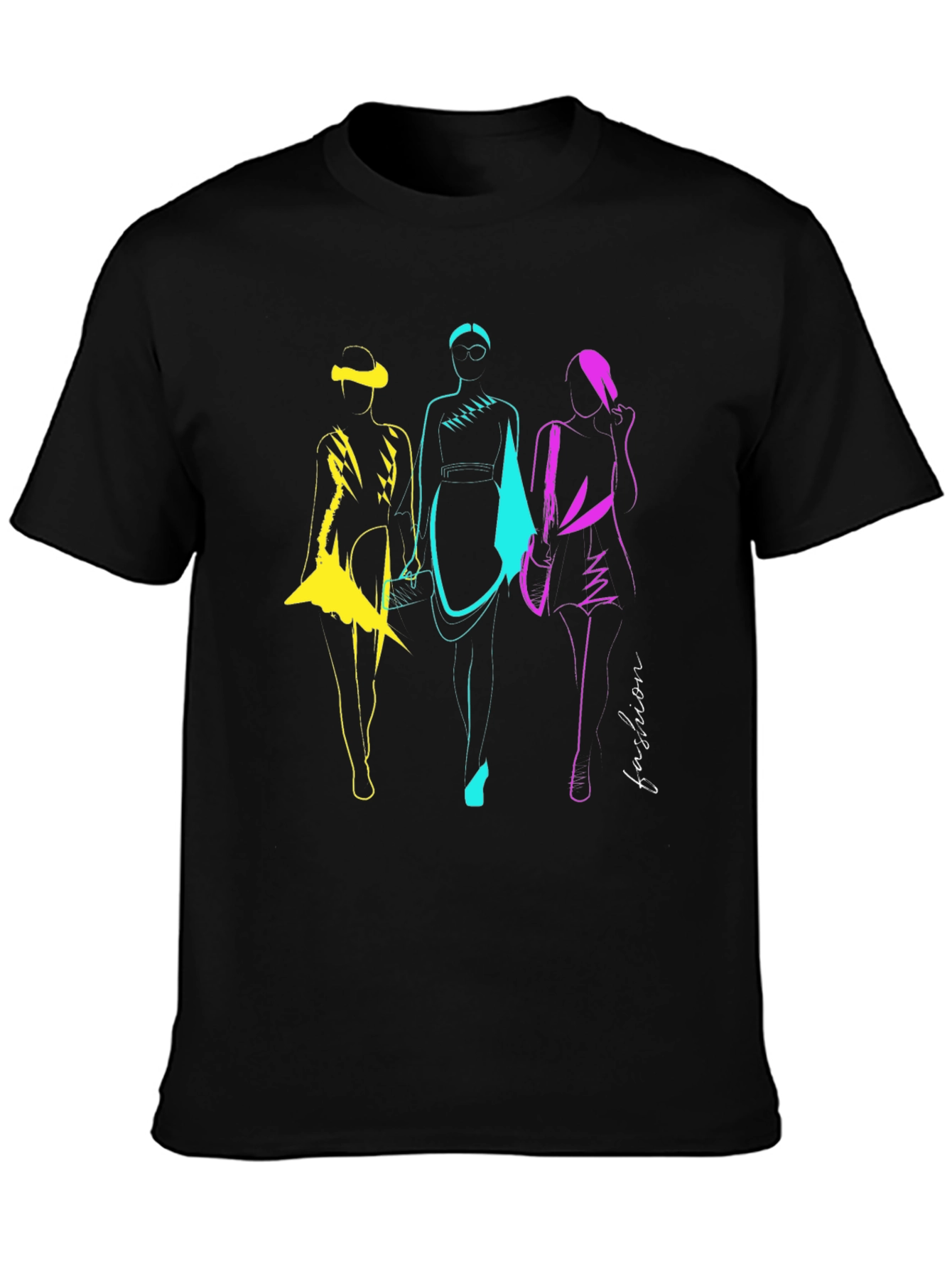 Fashion Women Graphic Tee - Stylish Design