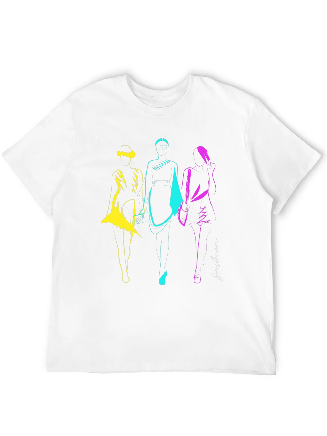 Fashion Women Graphic Tee - Stylish Design