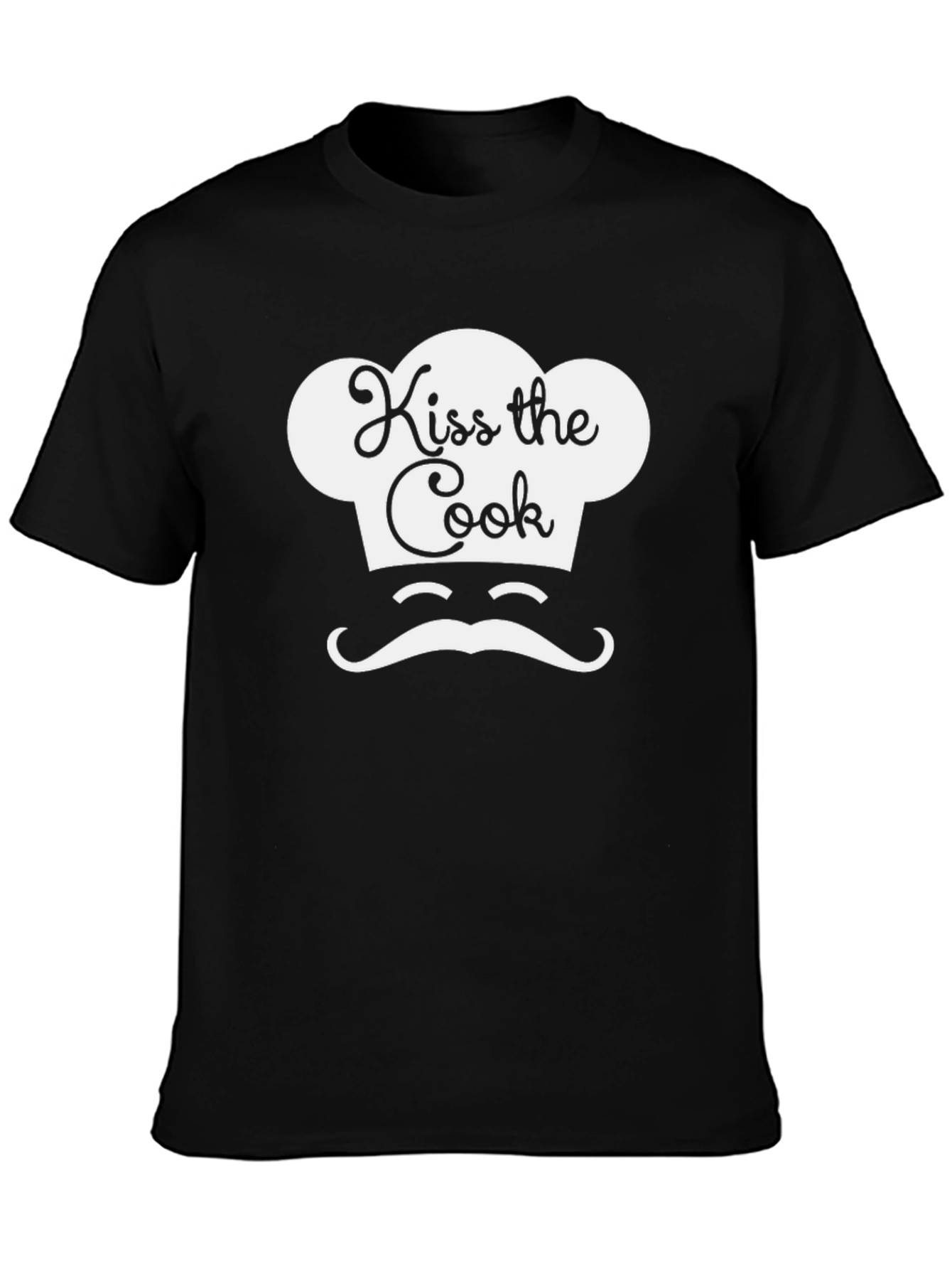 Kiss the Cook Graphic Tee - Novelty Chef Shirt