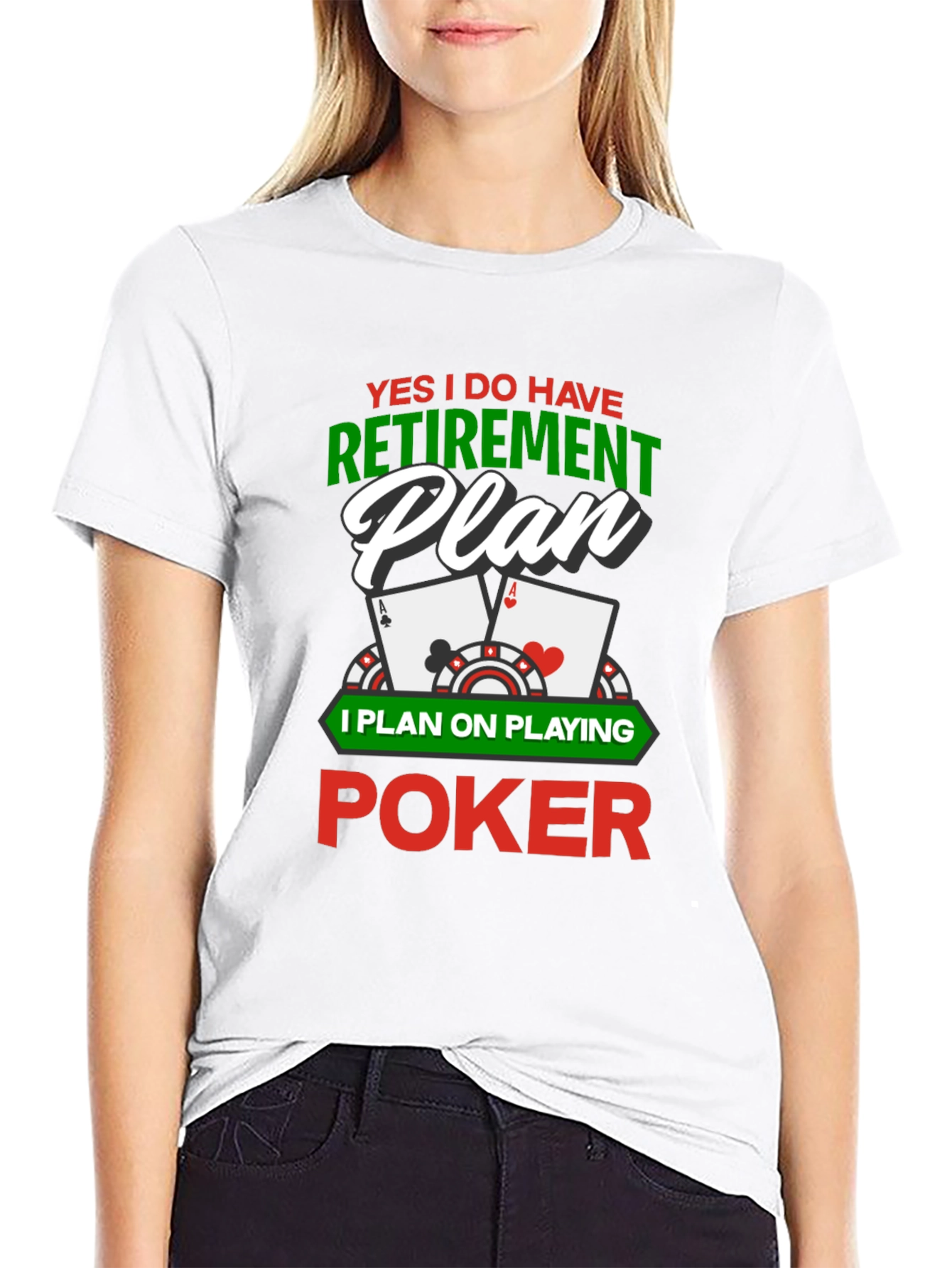 Poker Retirement Plan Graphic T-Shirt
