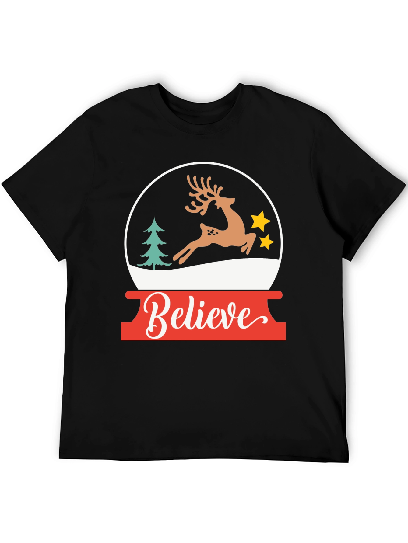 Believe Christmas Graphic Tee