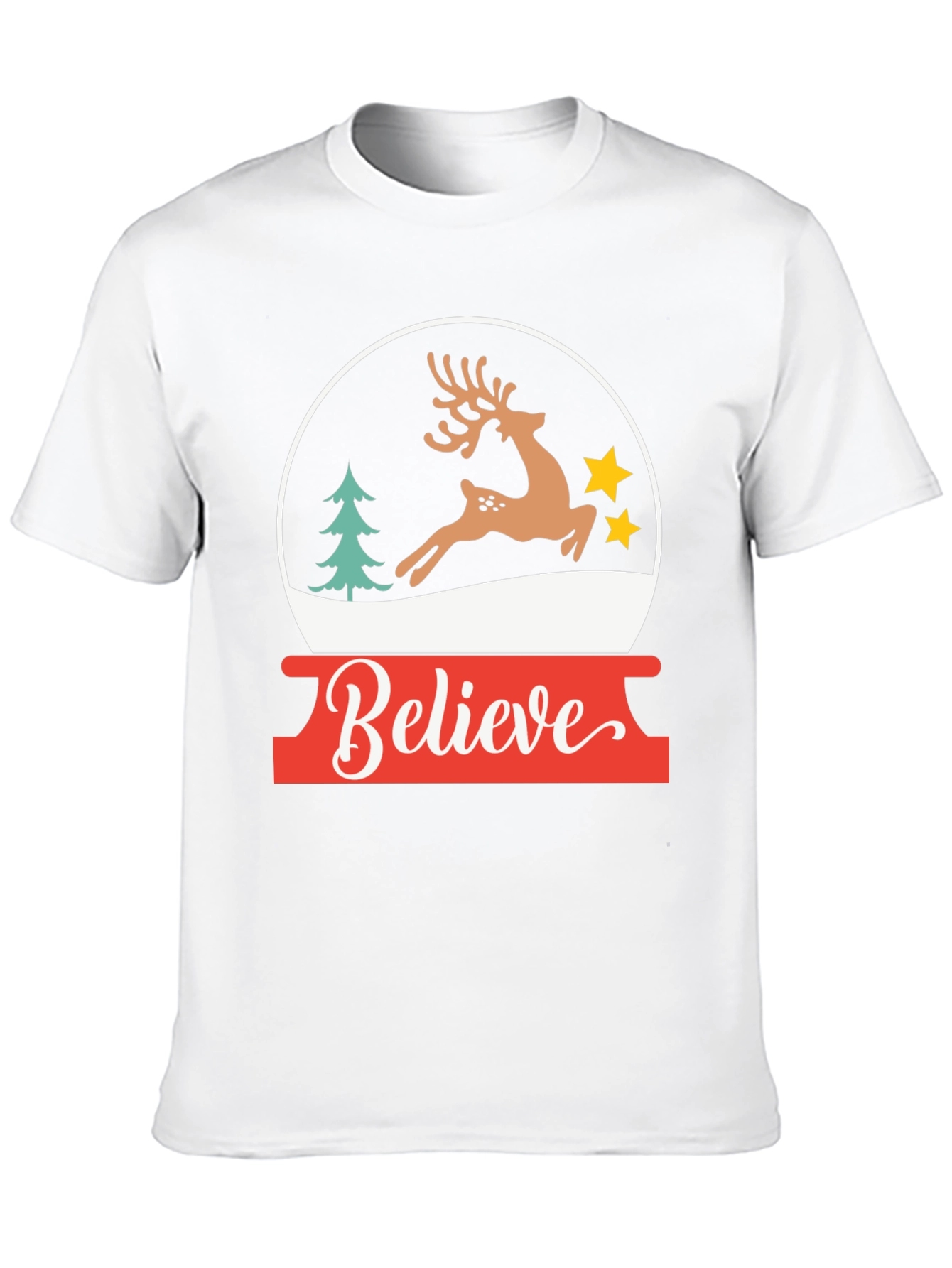 Believe Christmas Graphic Tee