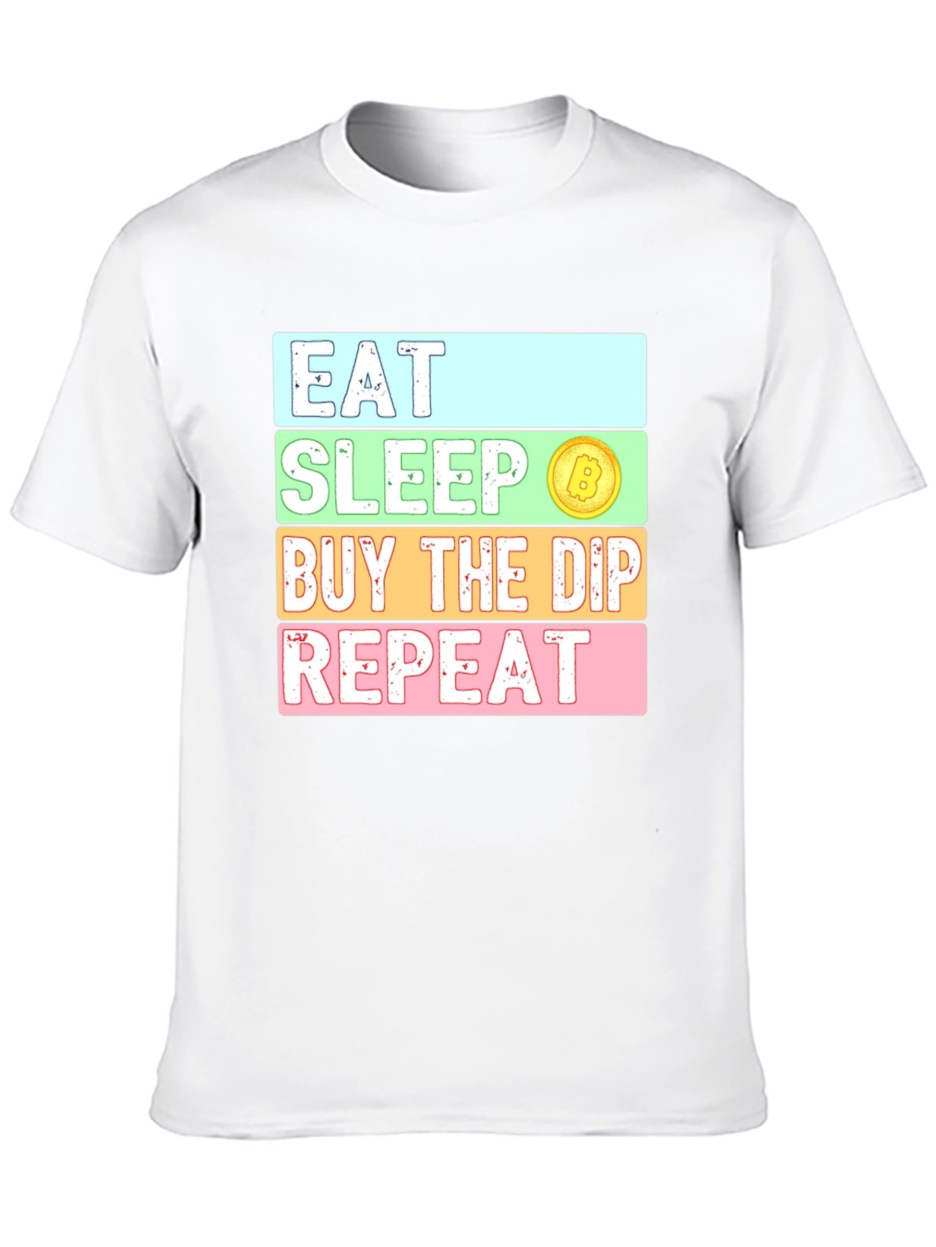 Eat Sleep Buy The Dip Repeat Black T-Shirt