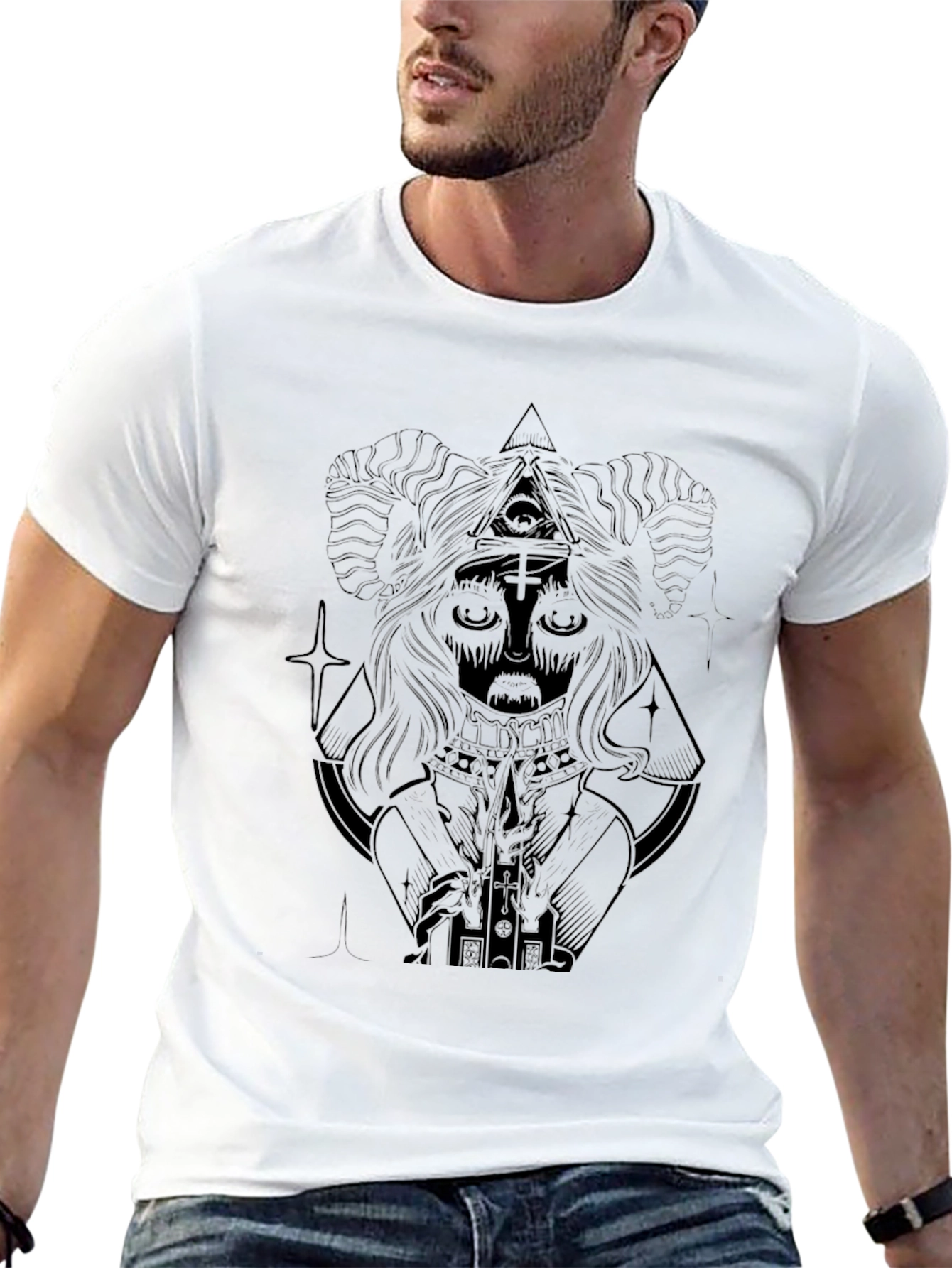 Occult Graphic T-Shirt - Black