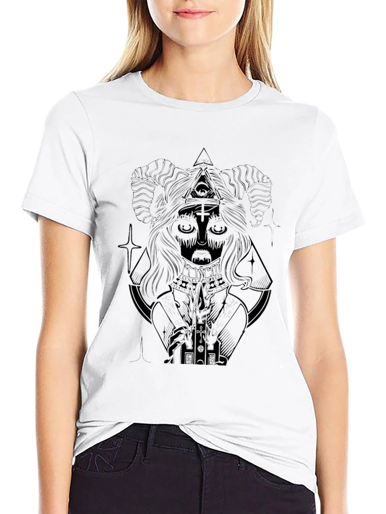 Occult Graphic T-Shirt - Black