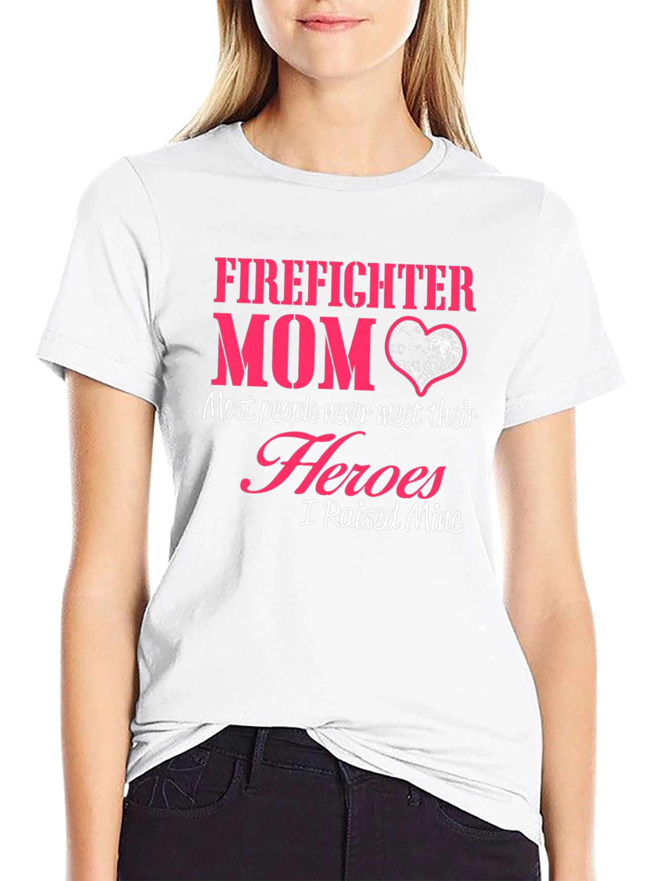 Firefighter Mom T-Shirt - Heroic Mothers Day Tee