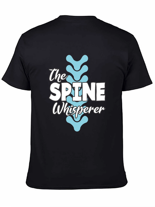 The Spine Whisperer Graphic T-Shirt - Black