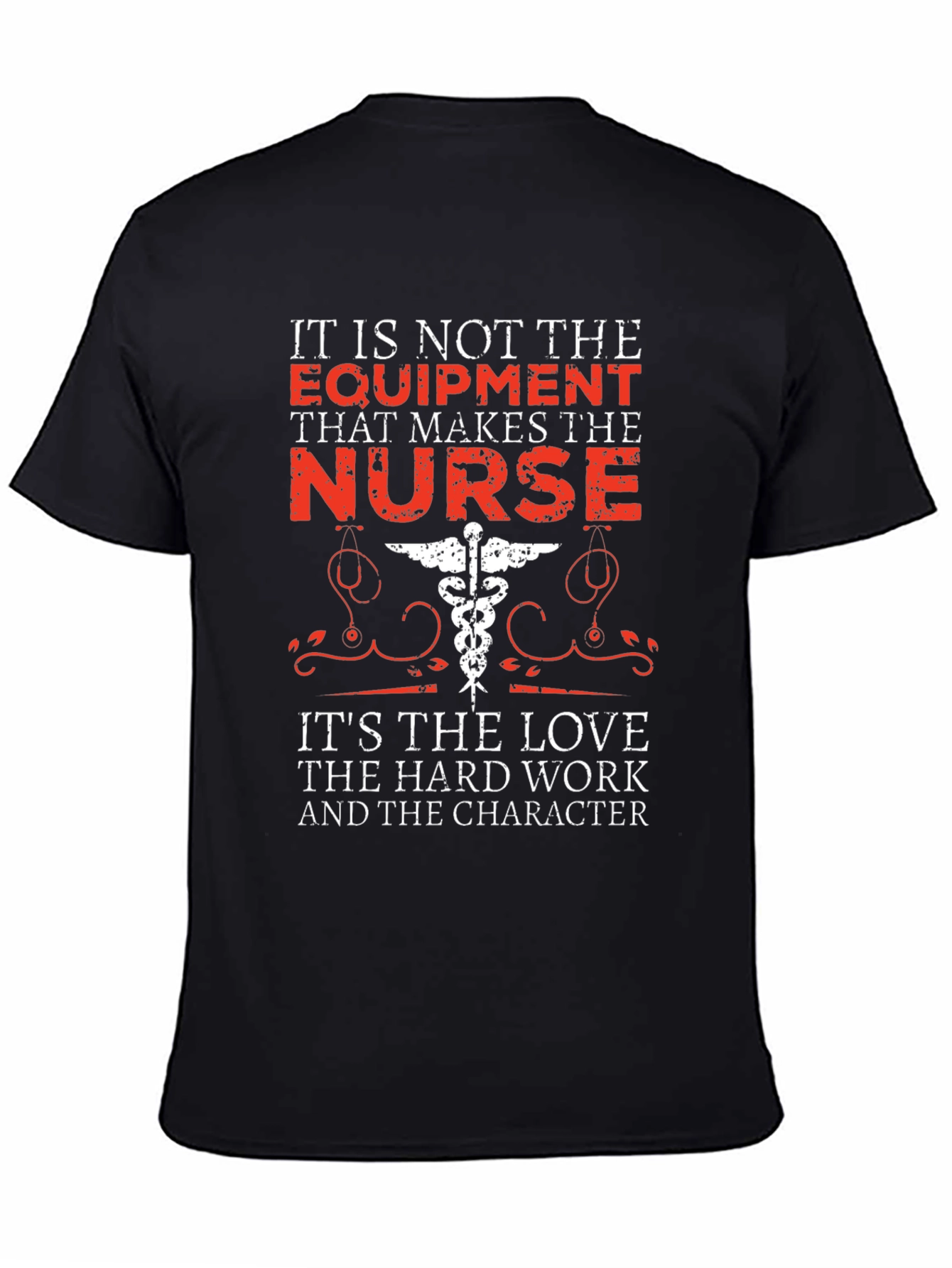 Nurse Appreciation Graphic Tee -  Love Work Character