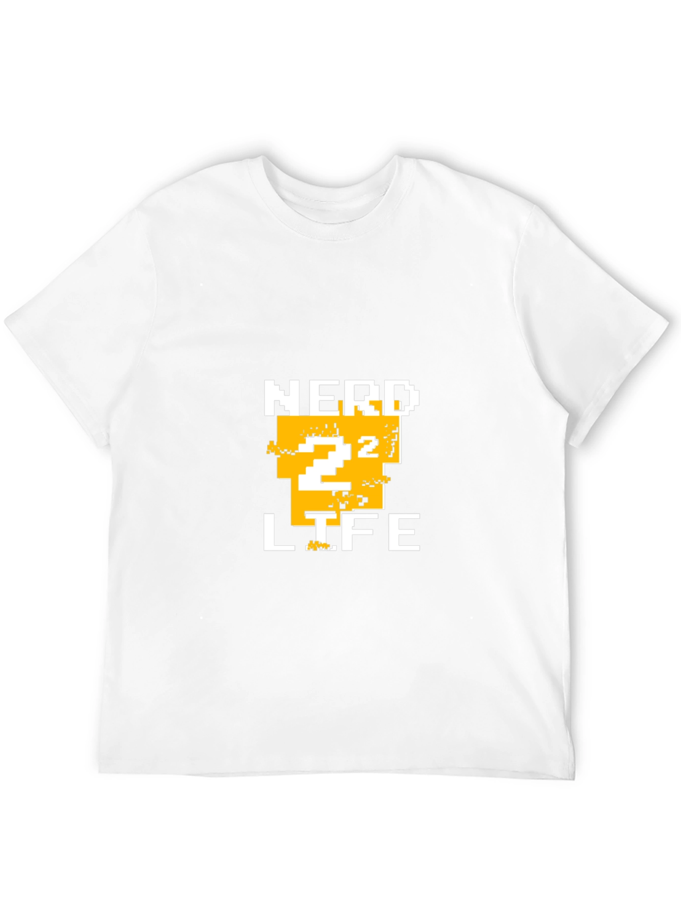 Nerd Life Pixelated T-Shirt - Black