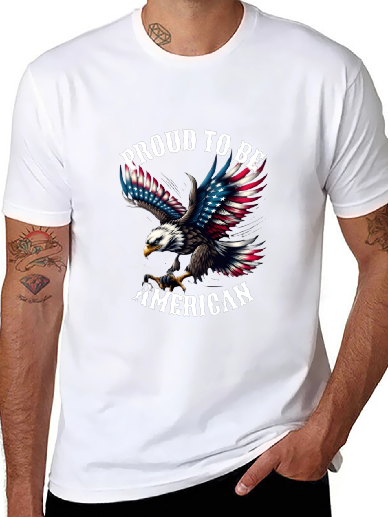 Proud to be American Eagle Graphic Tee