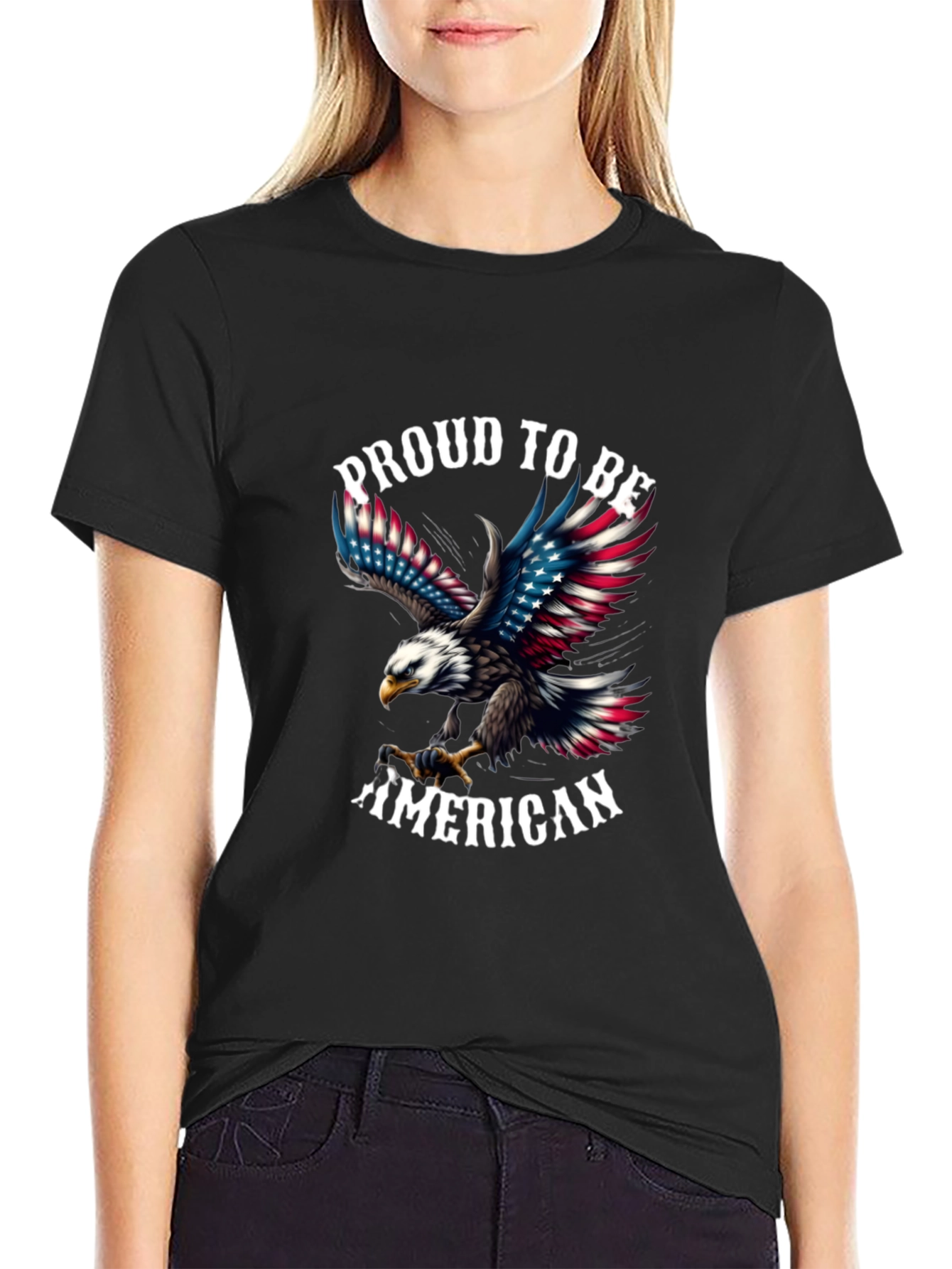 Proud to be American Eagle Graphic Tee