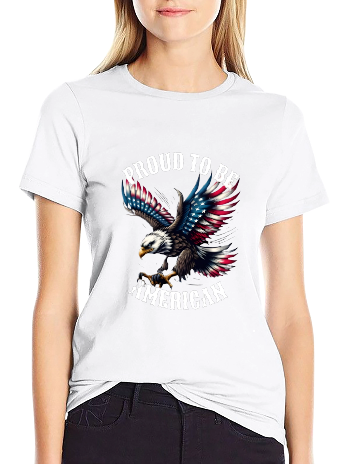 Proud to be American Eagle Graphic Tee