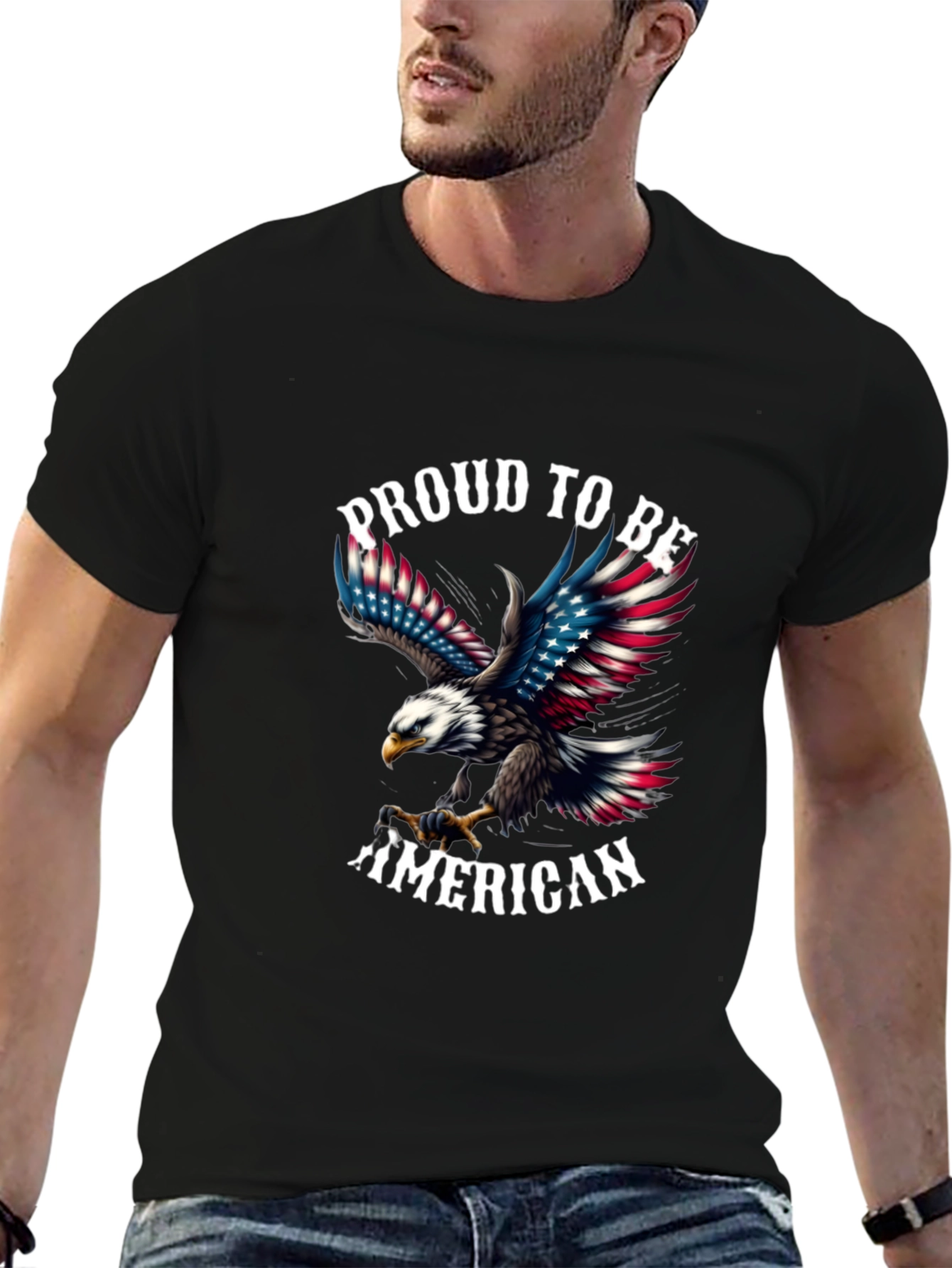 Proud to be American Eagle Graphic Tee
