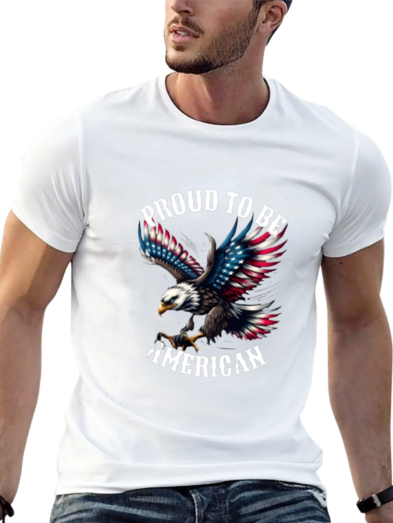 Proud to be American Eagle Graphic Tee