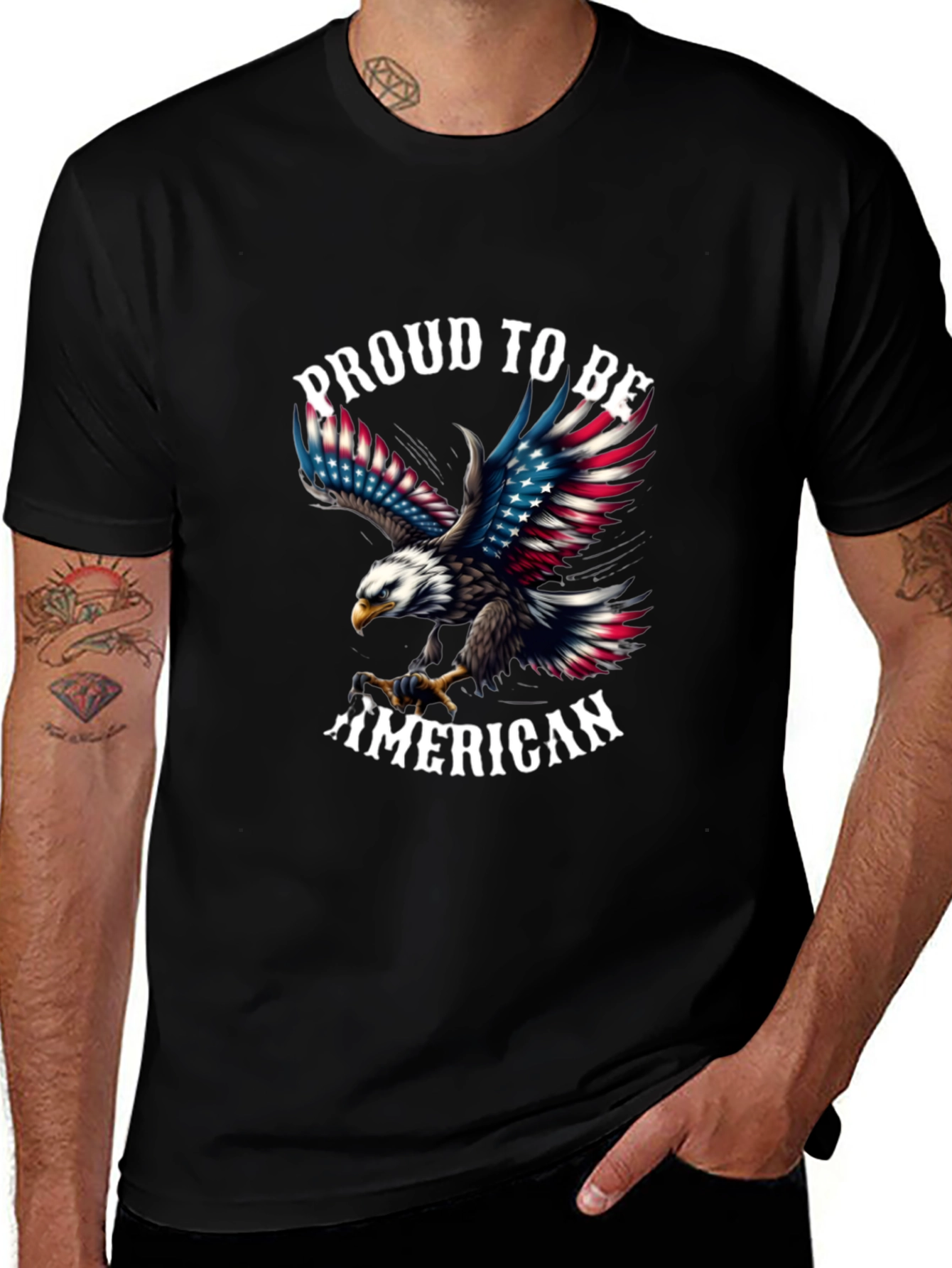 Proud to be American Eagle Graphic Tee
