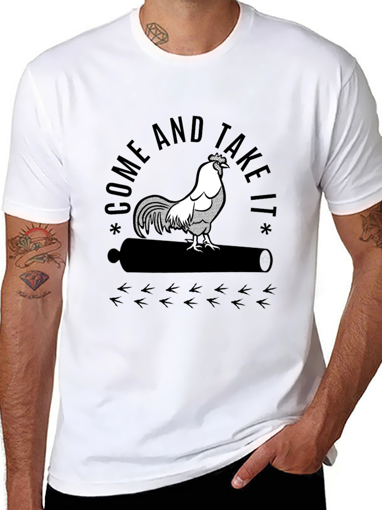 Come and Take It Rooster T-Shirt