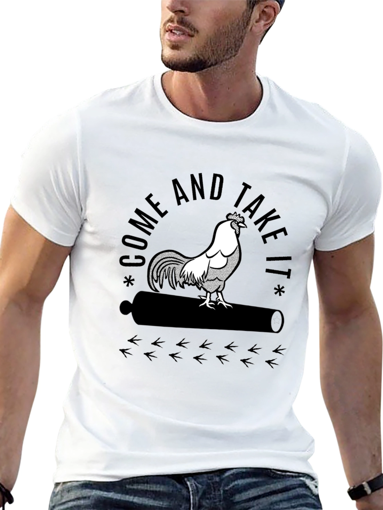 Come and Take It Rooster T-Shirt