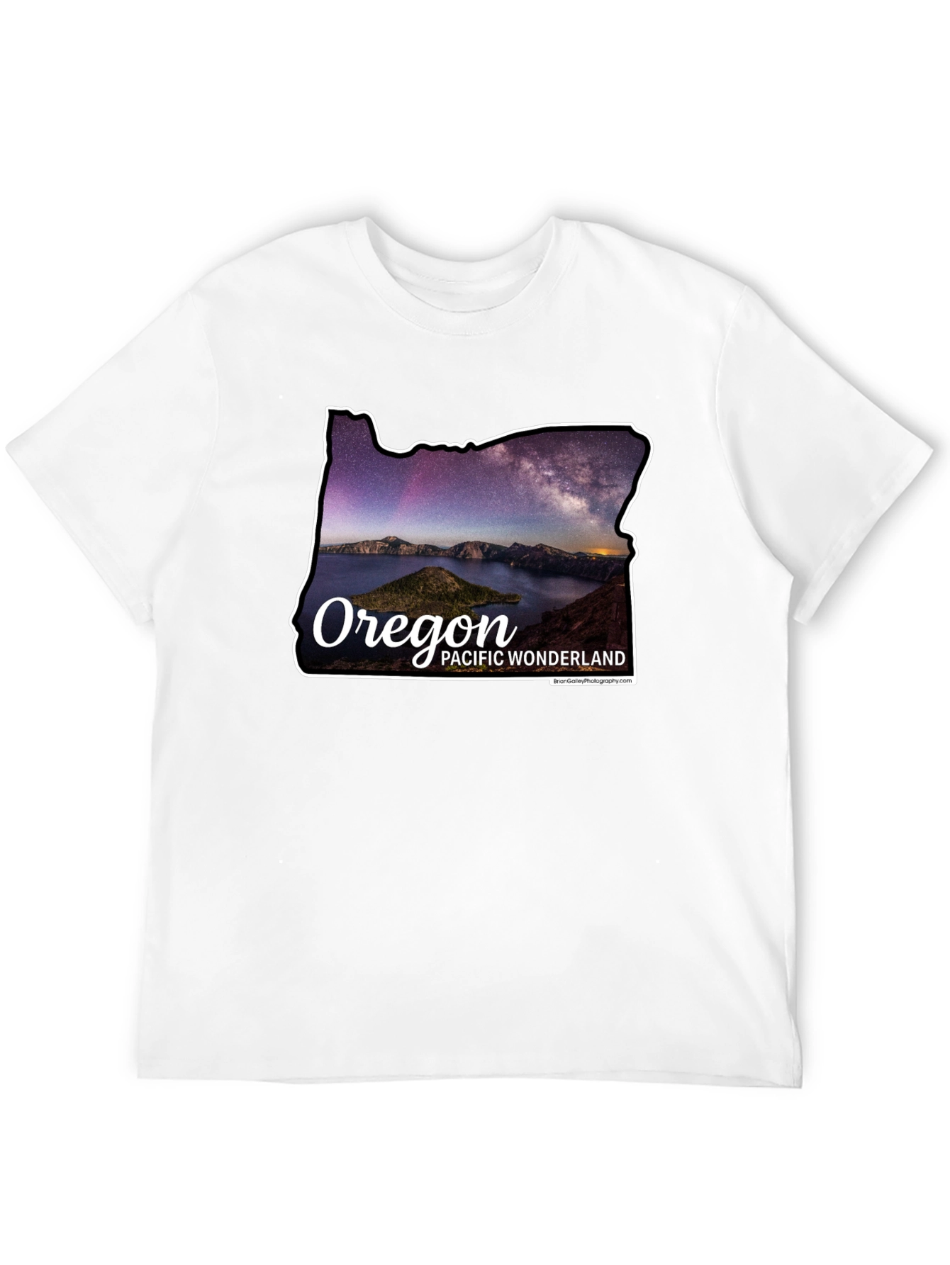 Oregon Pacific Wonderland Black T-Shirt