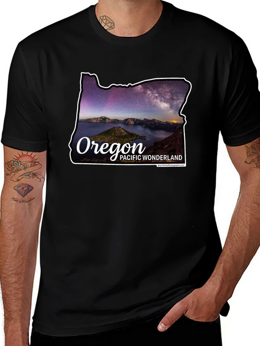 Oregon Pacific Wonderland Black T-Shirt