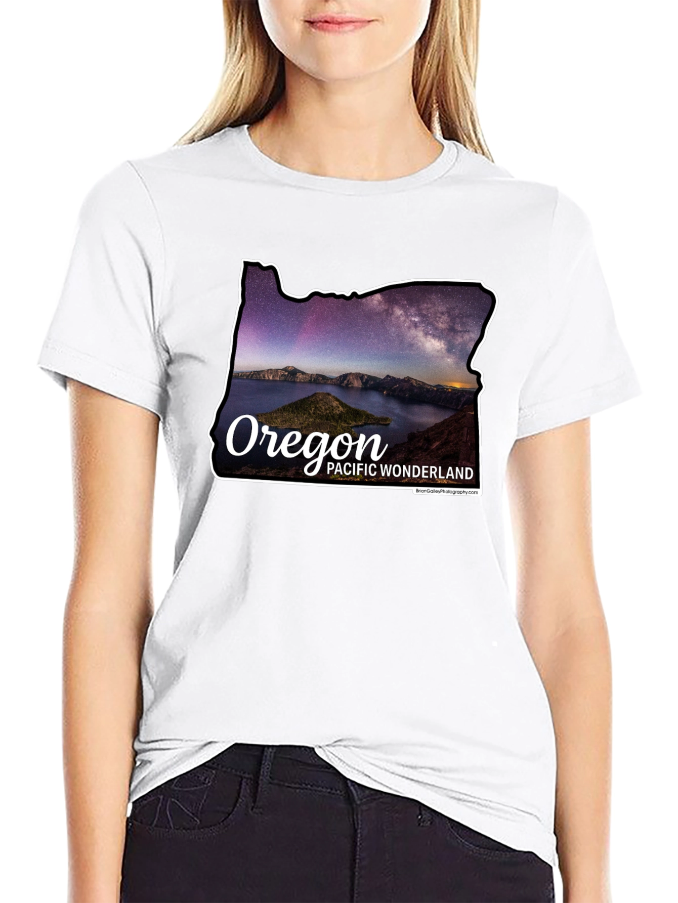 Oregon Pacific Wonderland Black T-Shirt