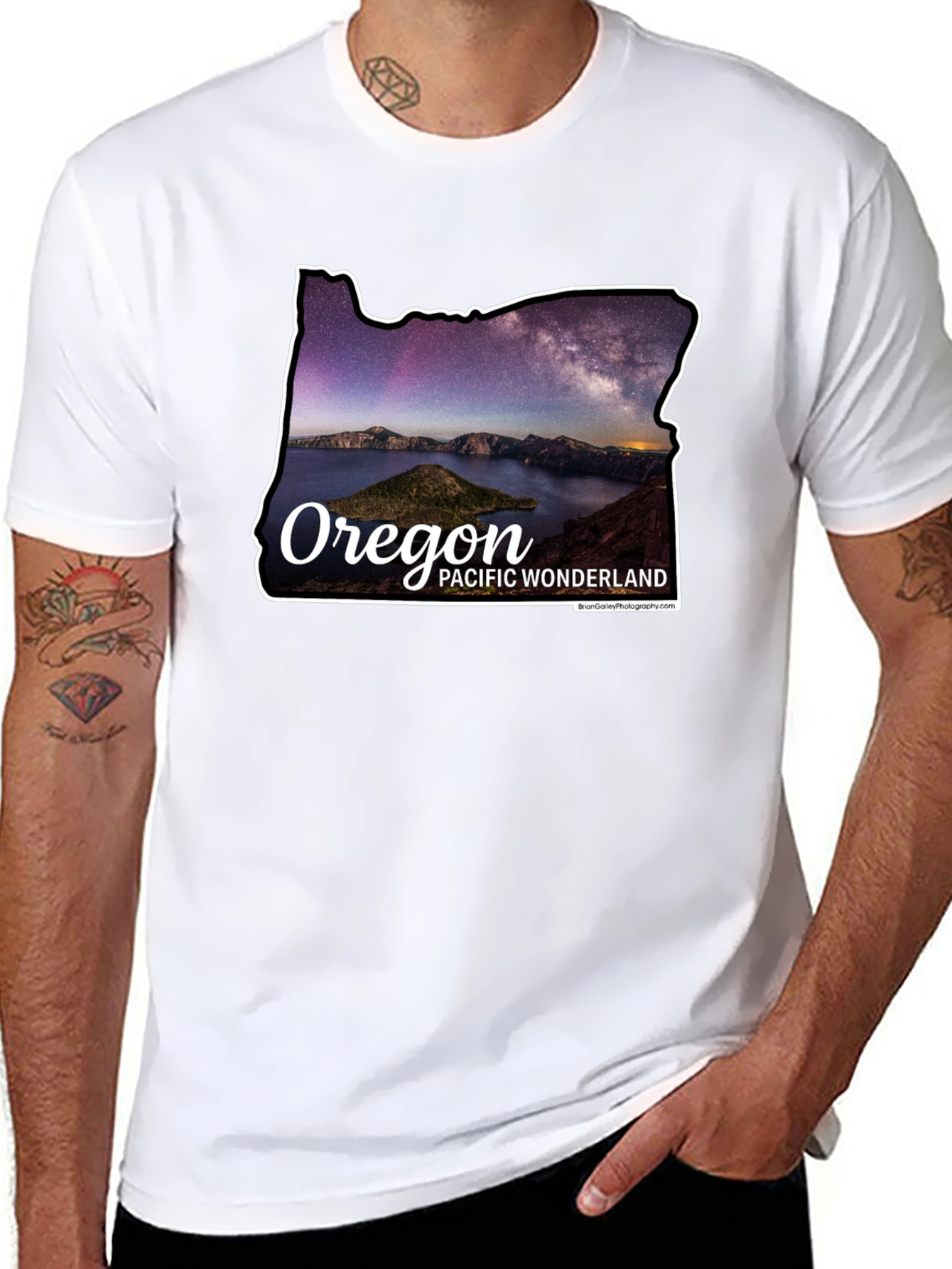 Oregon Pacific Wonderland Black T-Shirt