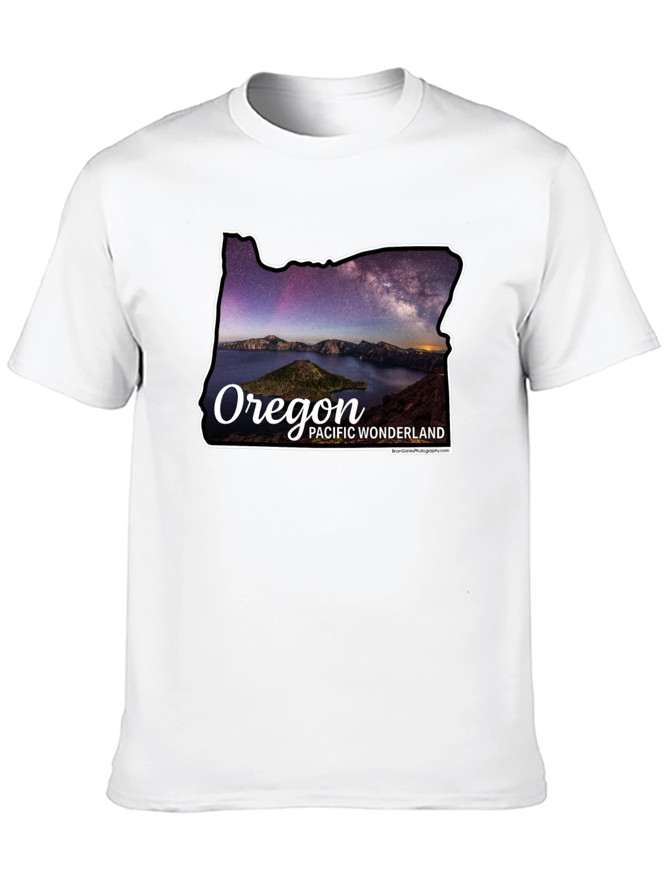 Oregon Pacific Wonderland Black T-Shirt