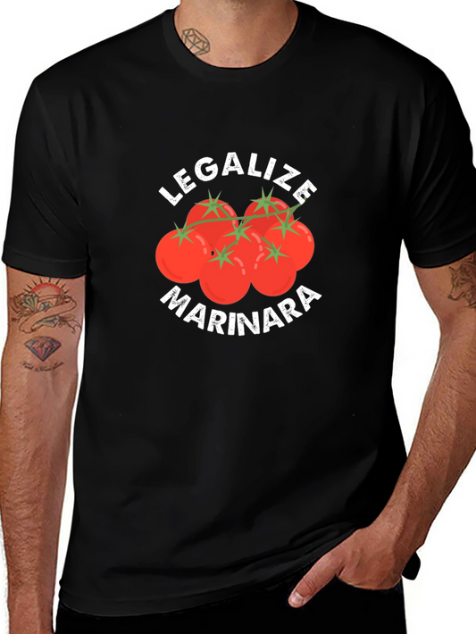 Legalize Marinara Tomato Graphic T-Shirt