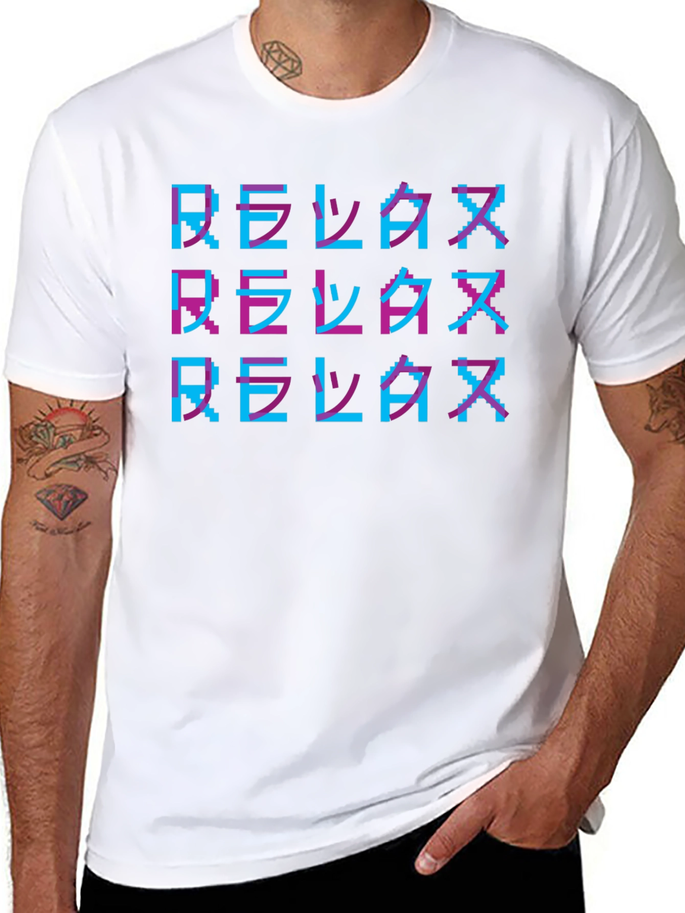Relax T-Shirt - Pixel Design