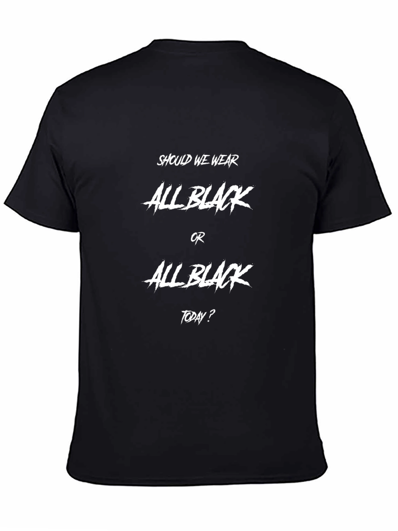 All Black Graphic T-Shirt