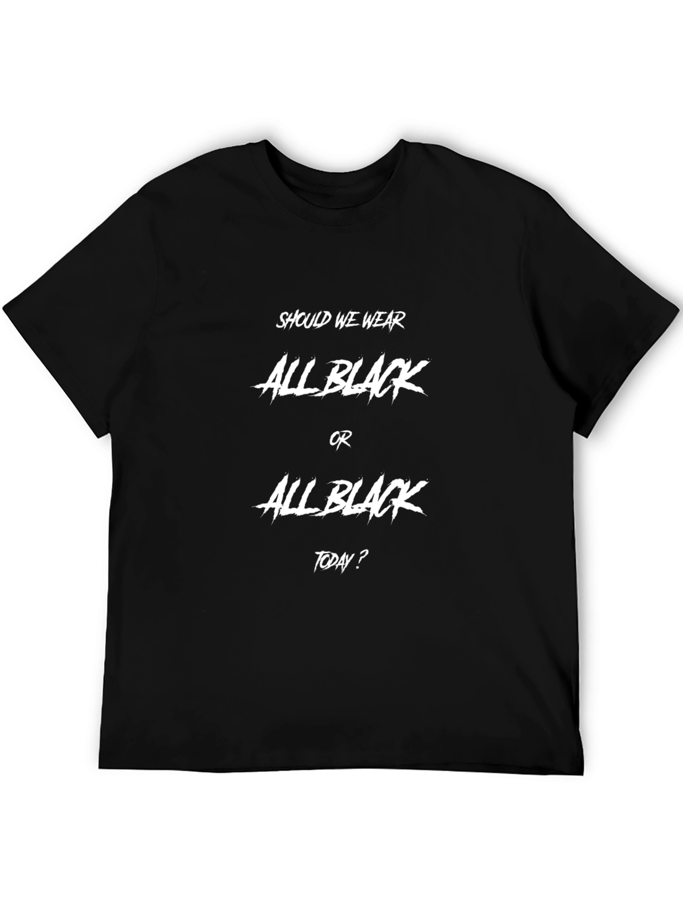 All Black Graphic T-Shirt