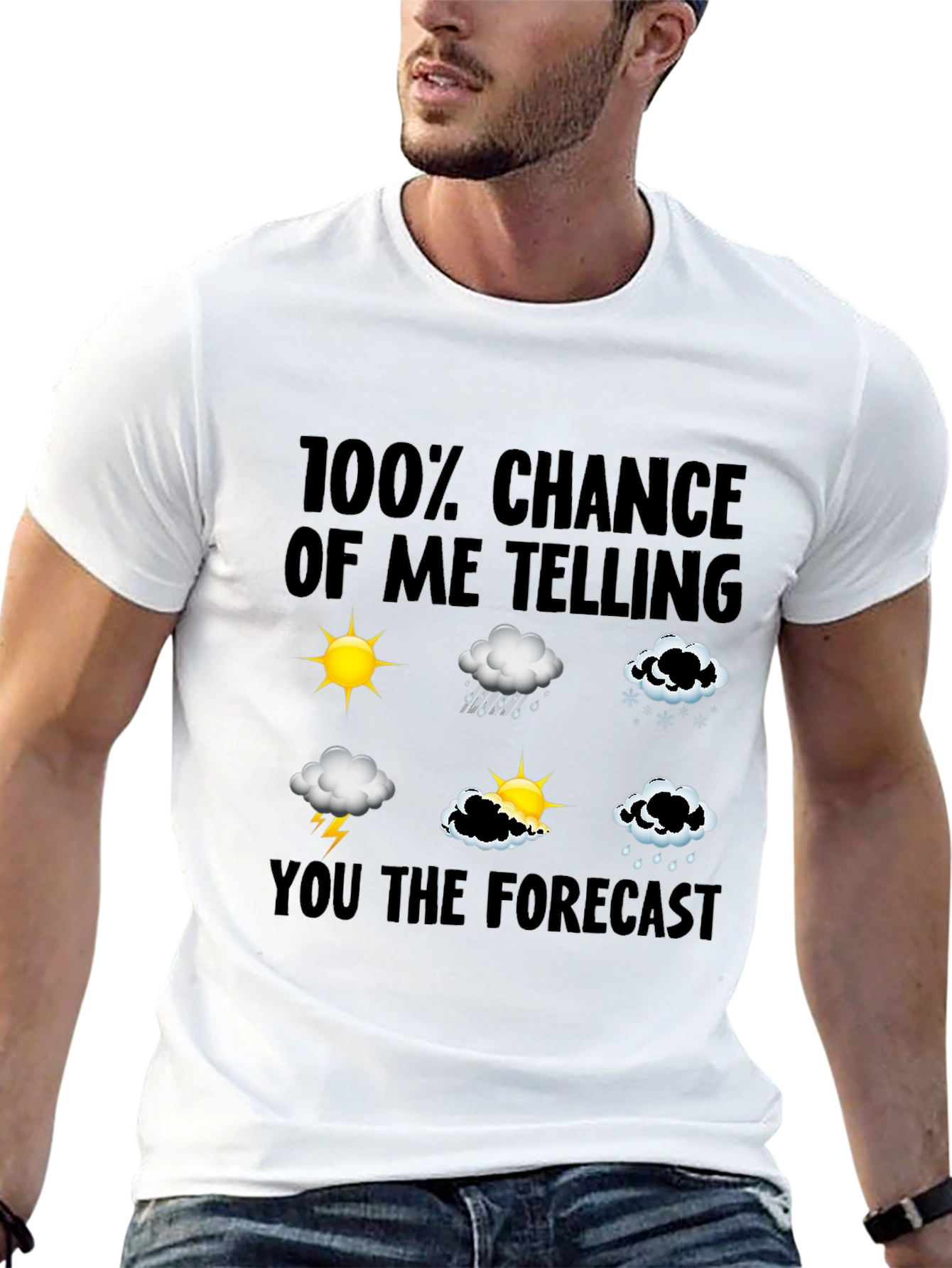 Funny Weather Forecast T-Shirt