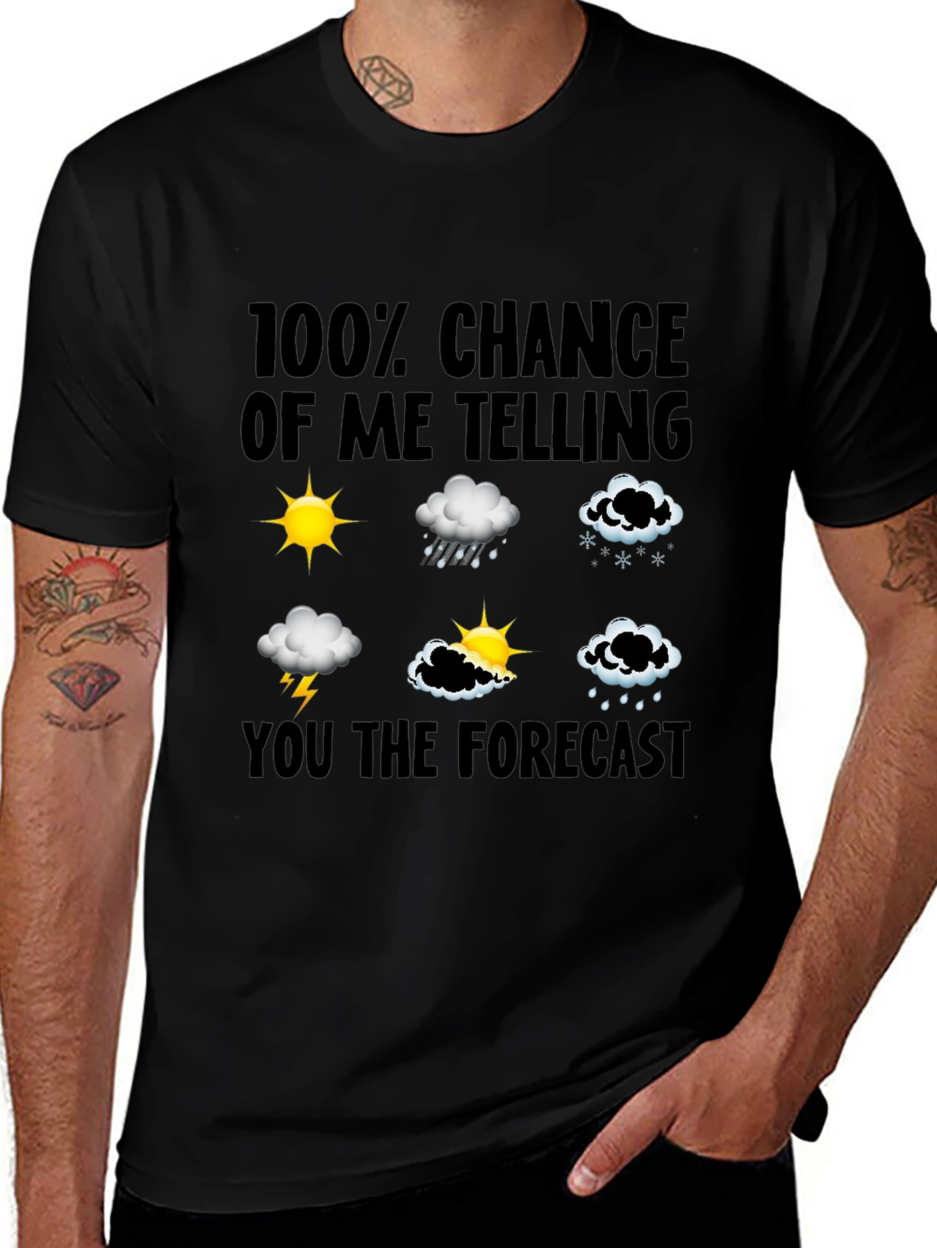 Funny Weather Forecast T-Shirt