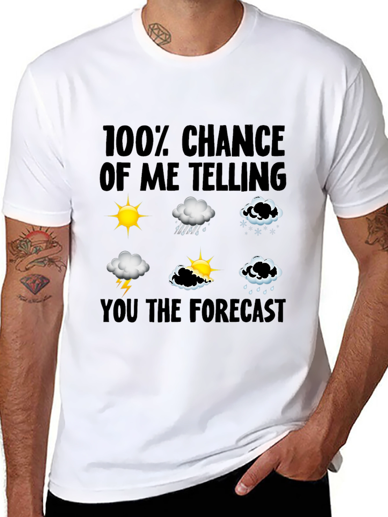 Funny Weather Forecast T-Shirt