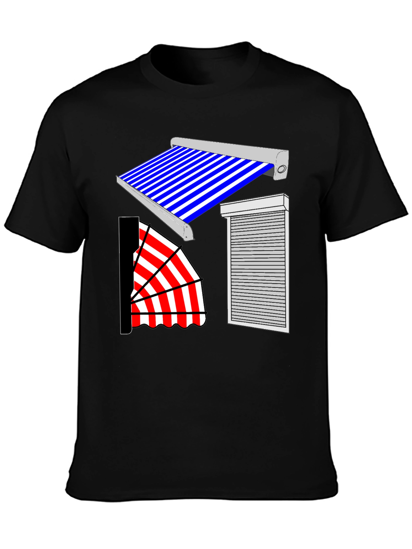 Awnings Graphic T-Shirt | Unisex Soft Cotton Tee