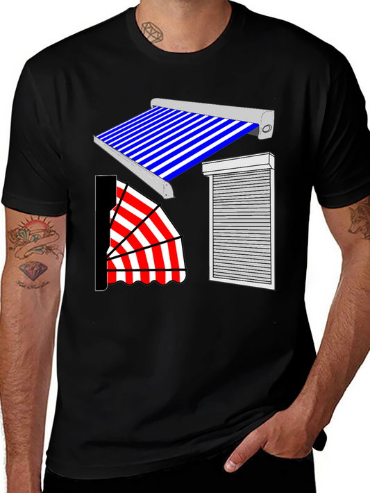 Awnings Graphic T-Shirt | Unisex Soft Cotton Tee