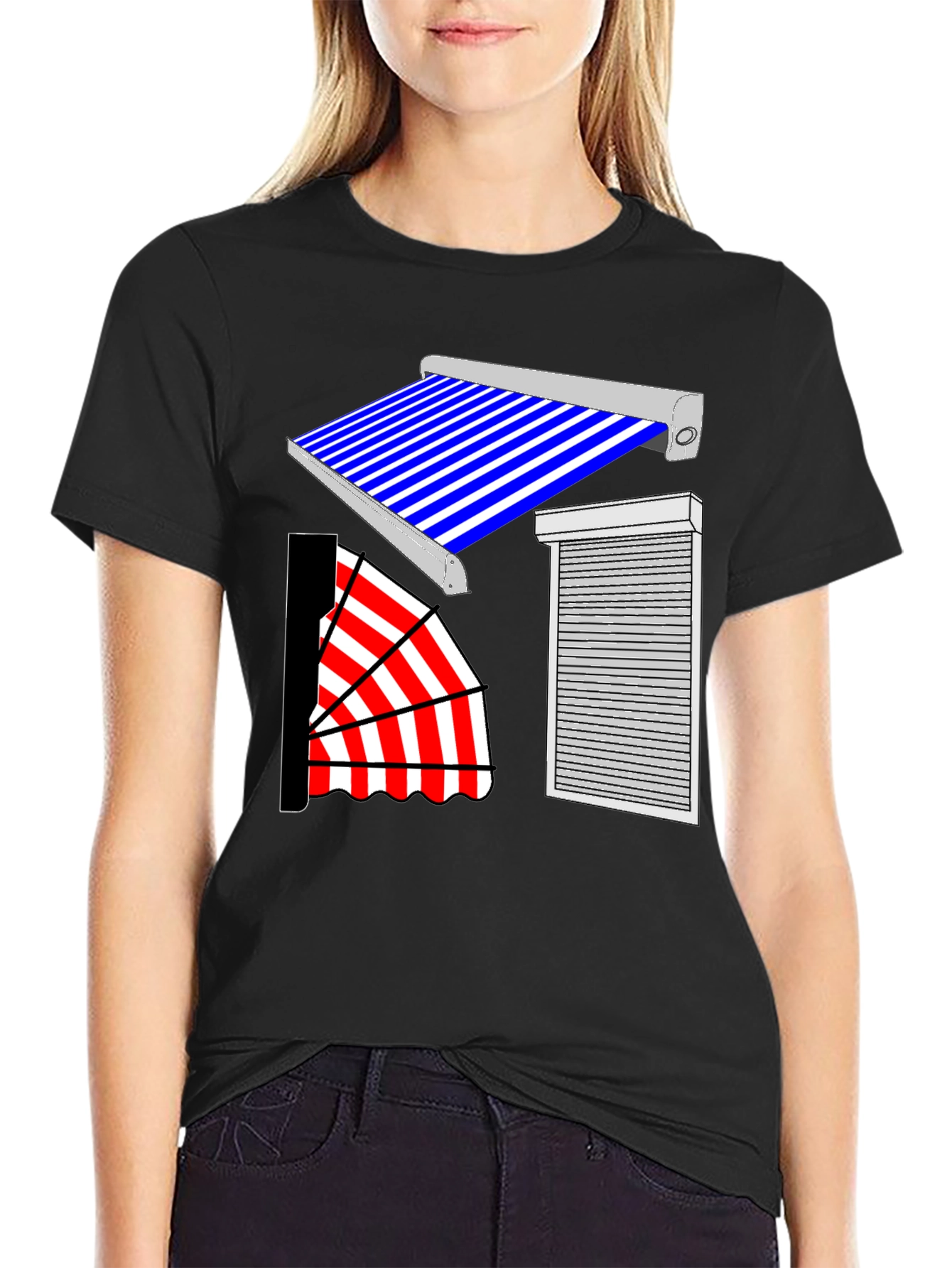 Awnings Graphic T-Shirt | Unisex Soft Cotton Tee