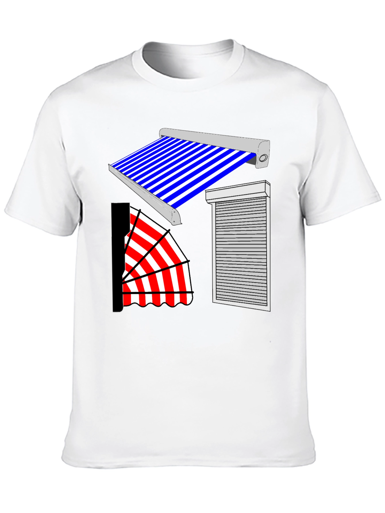 Awnings Graphic T-Shirt | Unisex Soft Cotton Tee