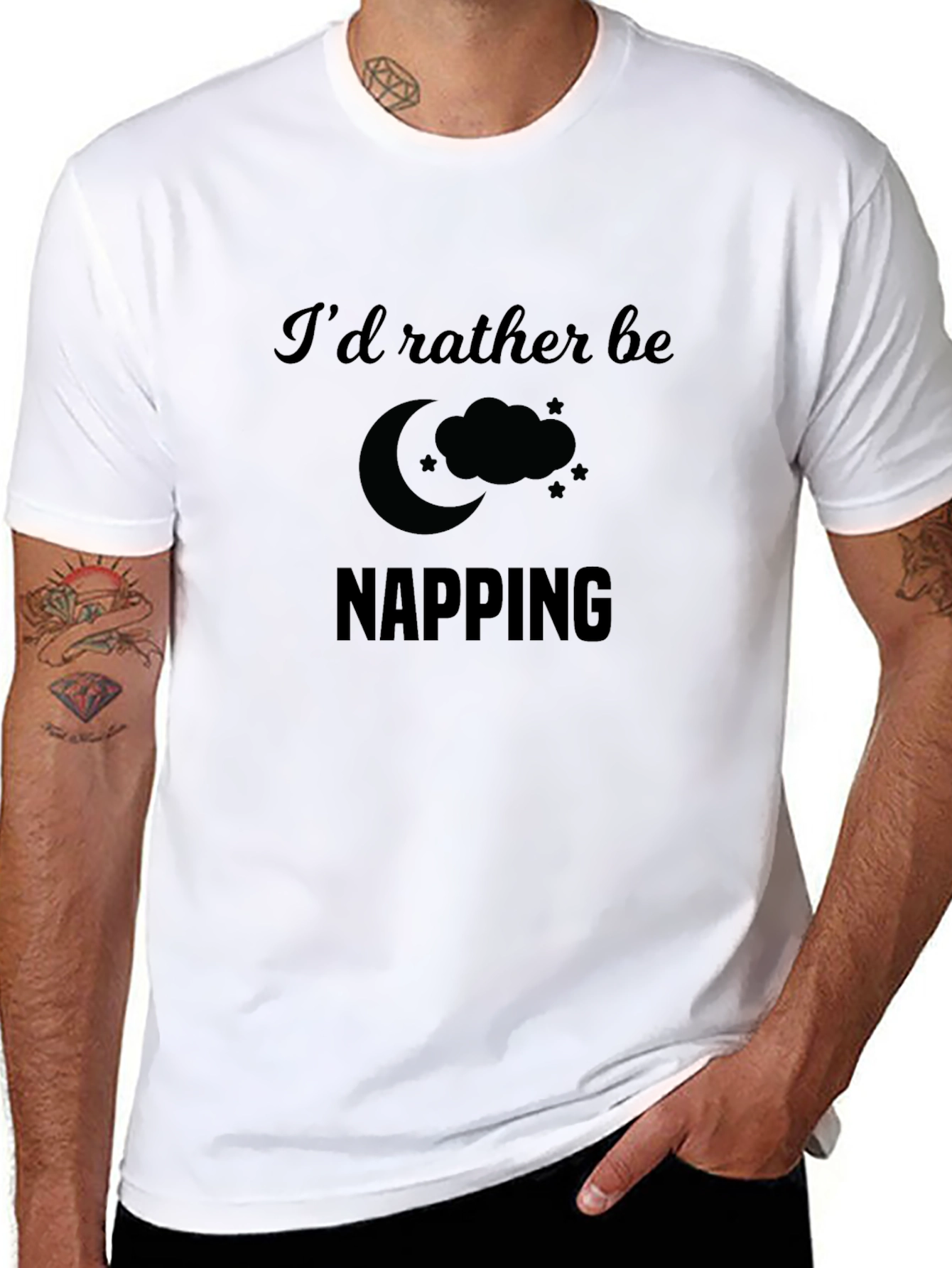 Napping Graphic T-Shirt