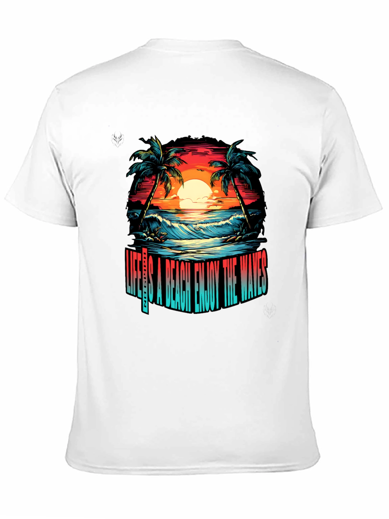 Lifes A Beach Graphic T-Shirt - Enjoy the Waves