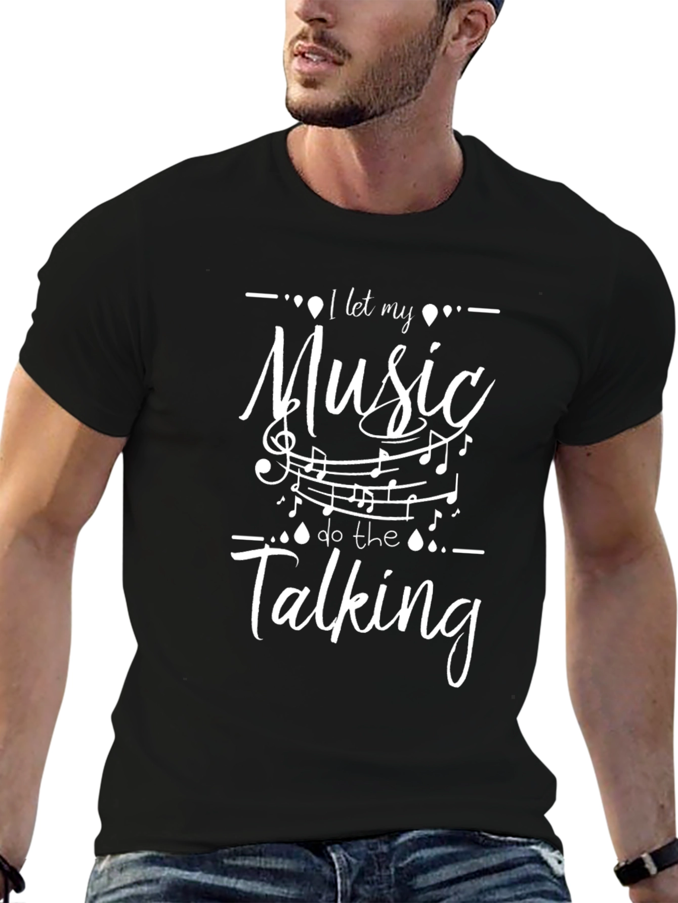 Music T-Shirt - Let Music Do The Talking