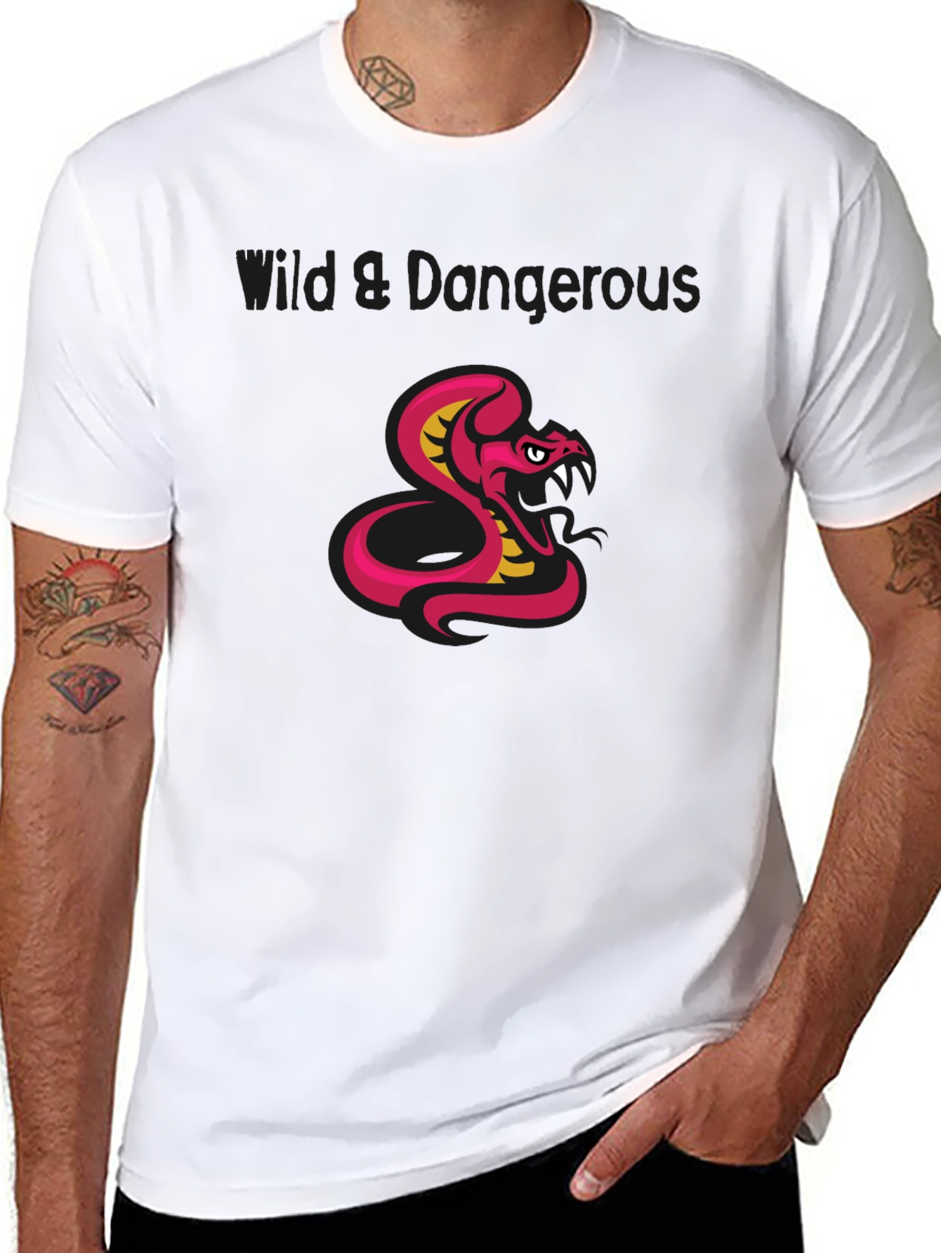 Wild & Dangerous Cobra Graphic Tee