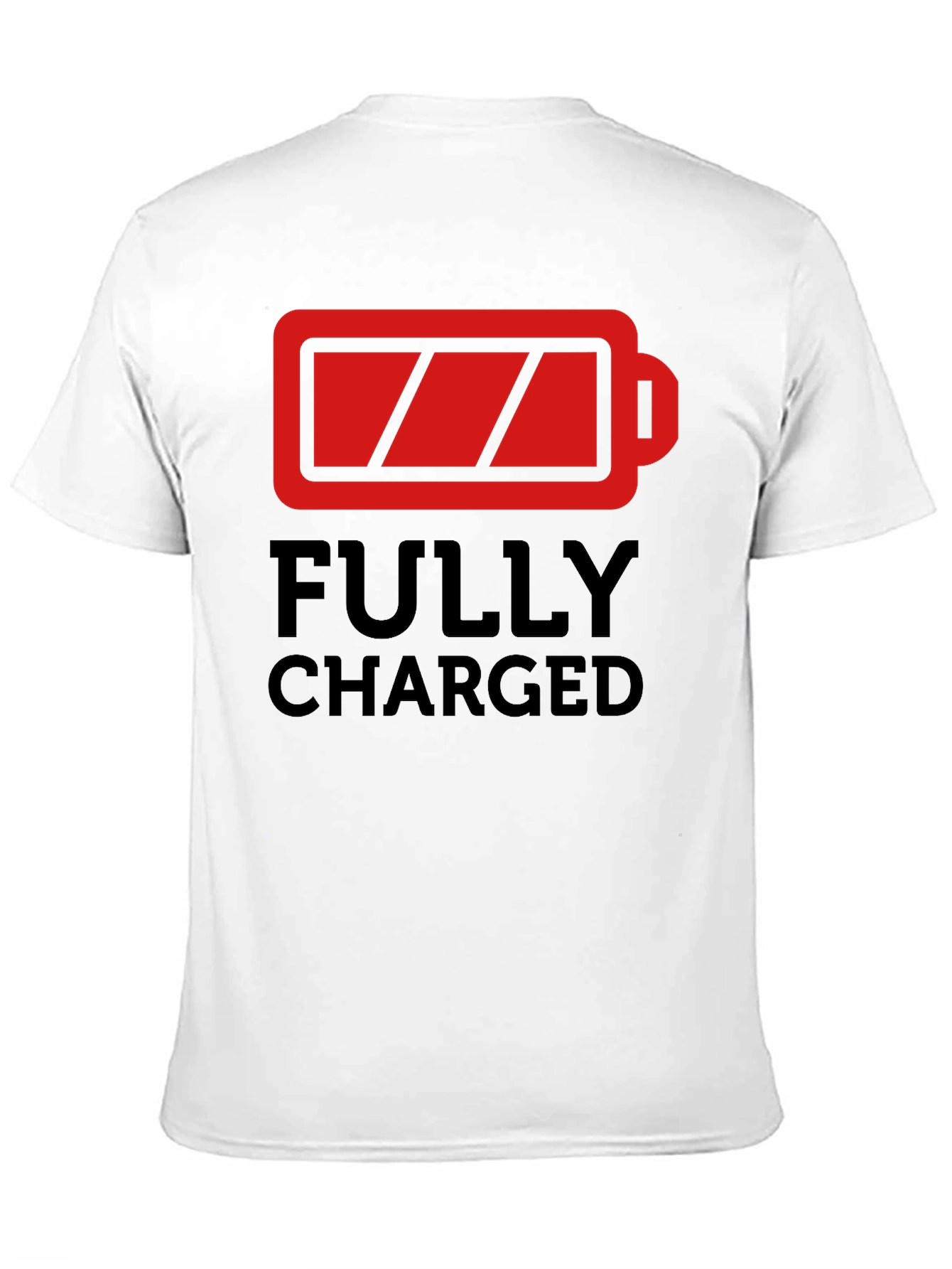 Fully Charged Graphic T-Shirt - Black Crew Neck